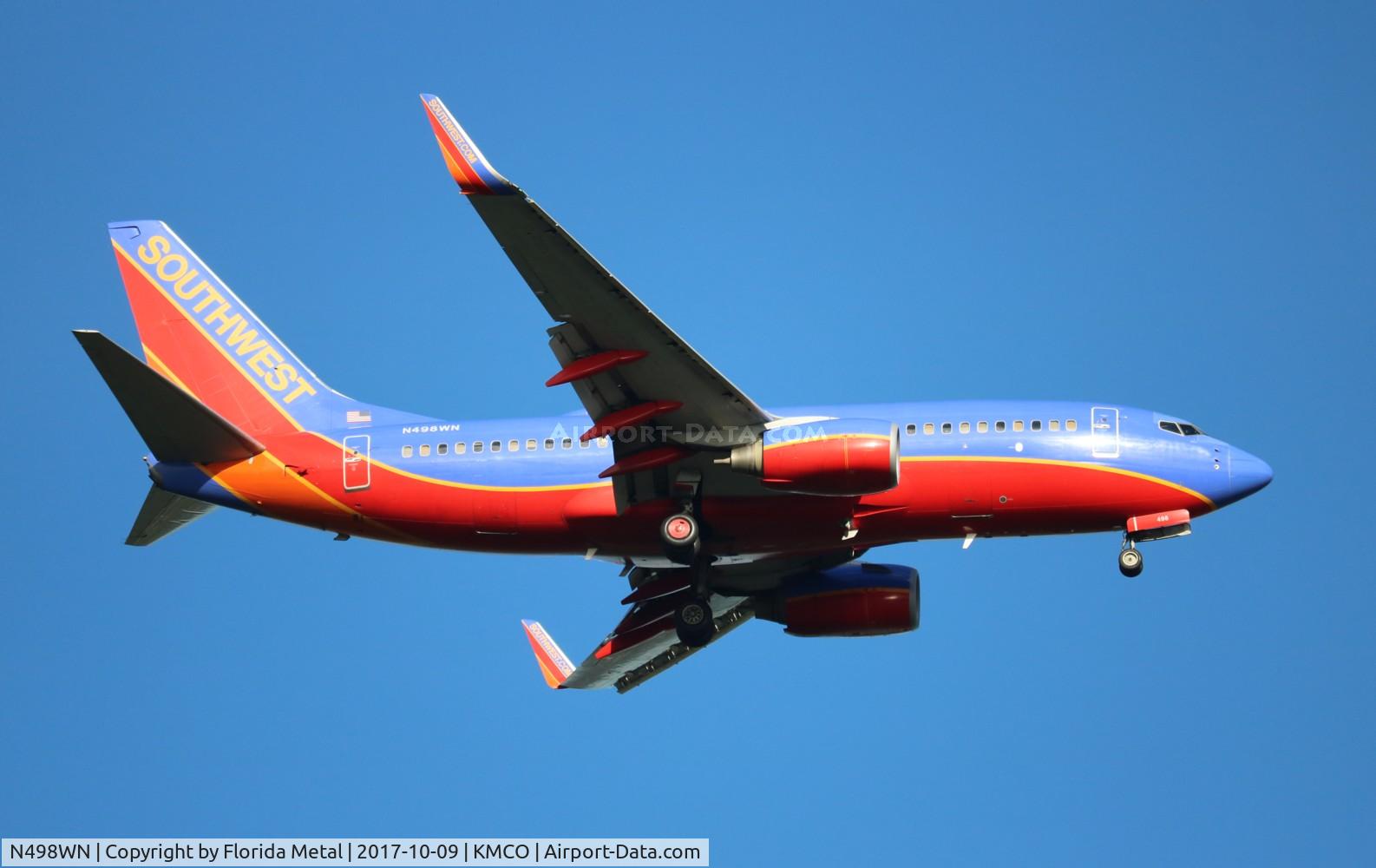N498WN, 2005 Boeing 737-7H4 C/N 32480, MCO 2017