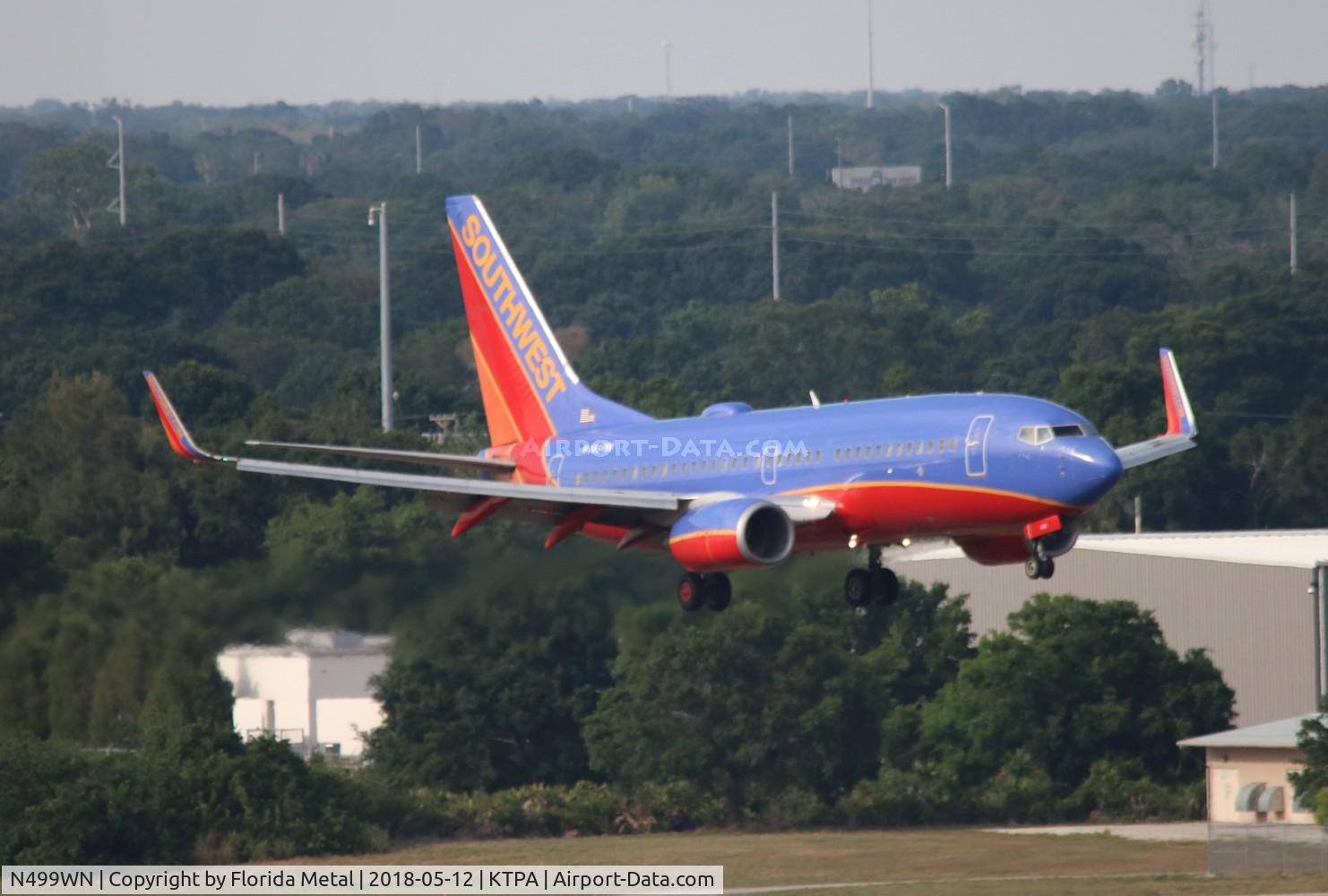 N499WN, 2005 Boeing 737-7H4 C/N 32481, TPA 2018
