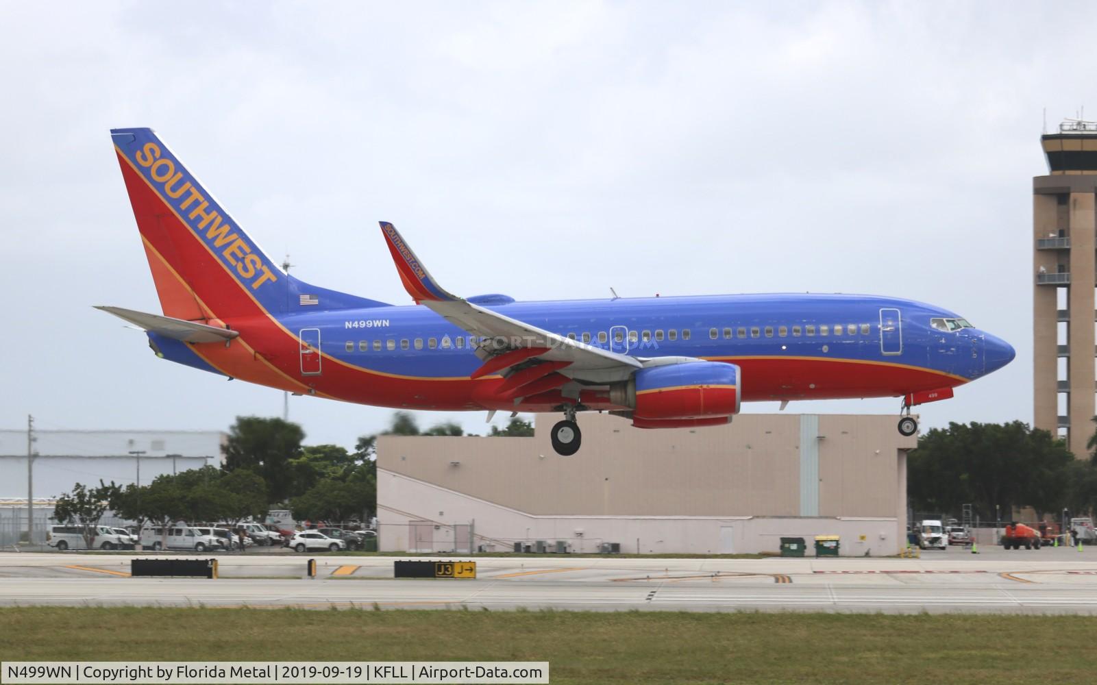 N499WN, 2005 Boeing 737-7H4 C/N 32481, FLL 2019