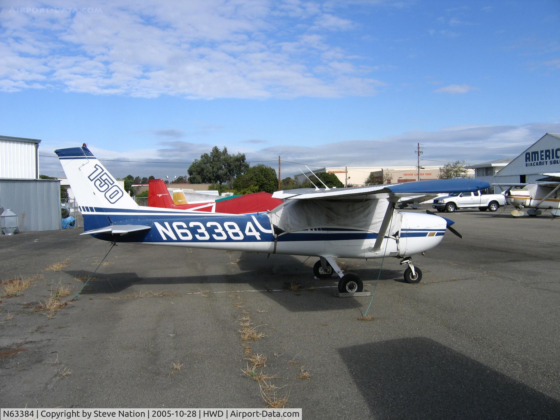 N63384, 1975 Cessna 150M C/N 15077274, 1975 Cessna 150M at Hayward, CA