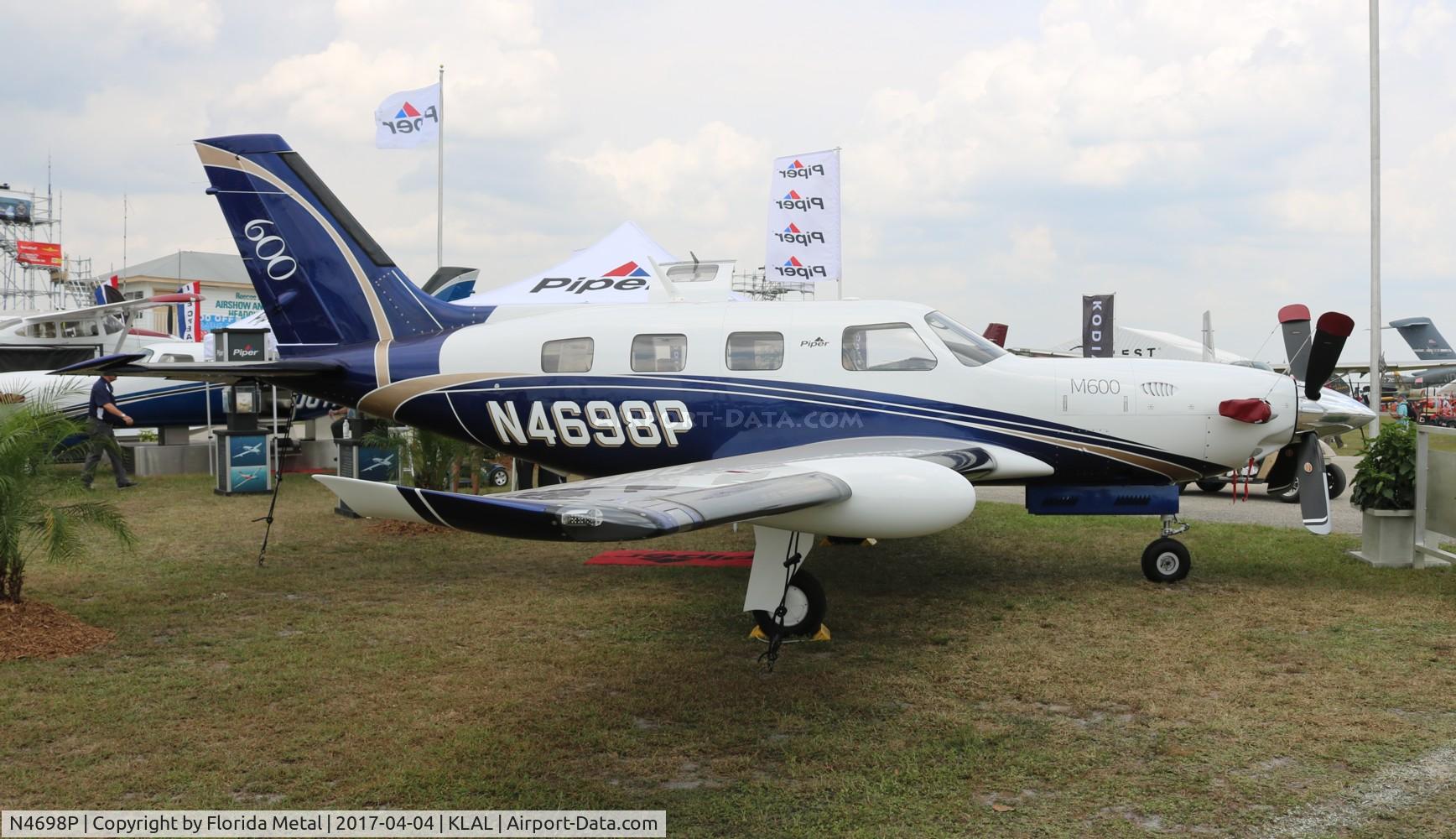 N4698P, 2017 Piper PA-46-600TP Malibu C/N 4698019, PA-46 M600