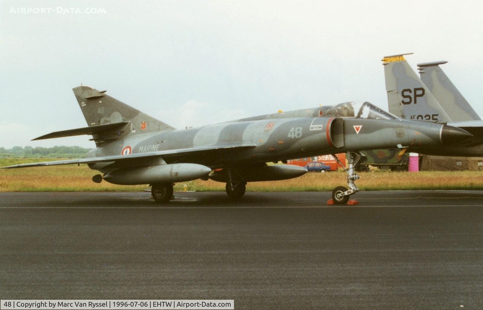 48, Dassault Super Etendard C/N 48, Twente Airshow 1996.