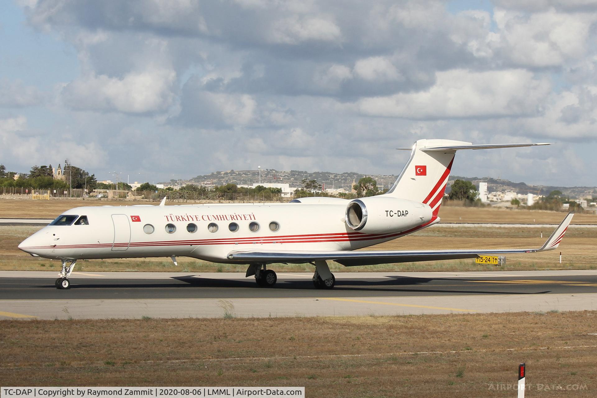 TC-DAP, 2008 Gulfstream Aerospace GV-SP (G550) C/N 5212, Gulfstream GV-SP TC-GAP Turkish Government