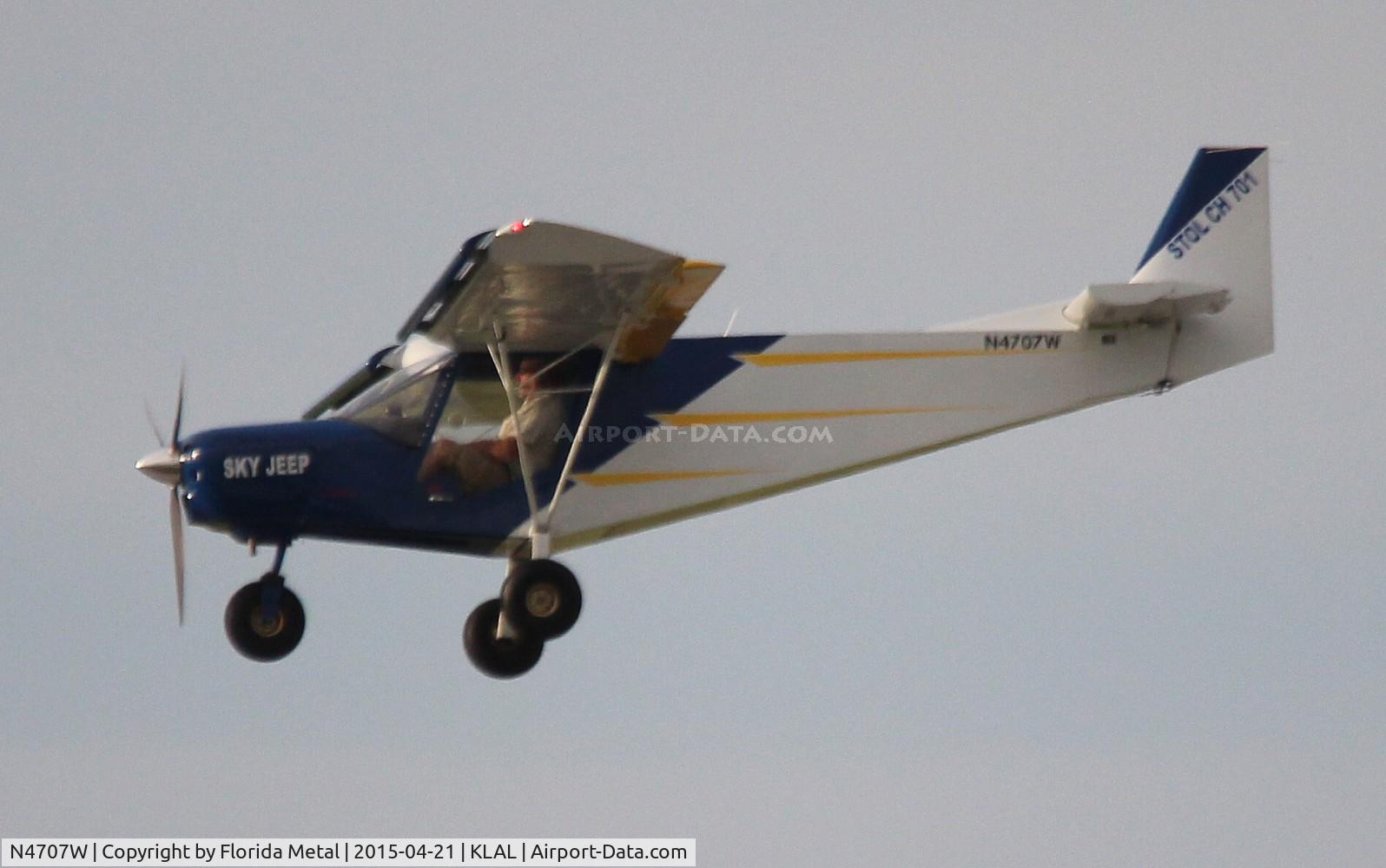 N4707W, 2012 Zenith STOL CH-701 C/N 7-6306, CH-701