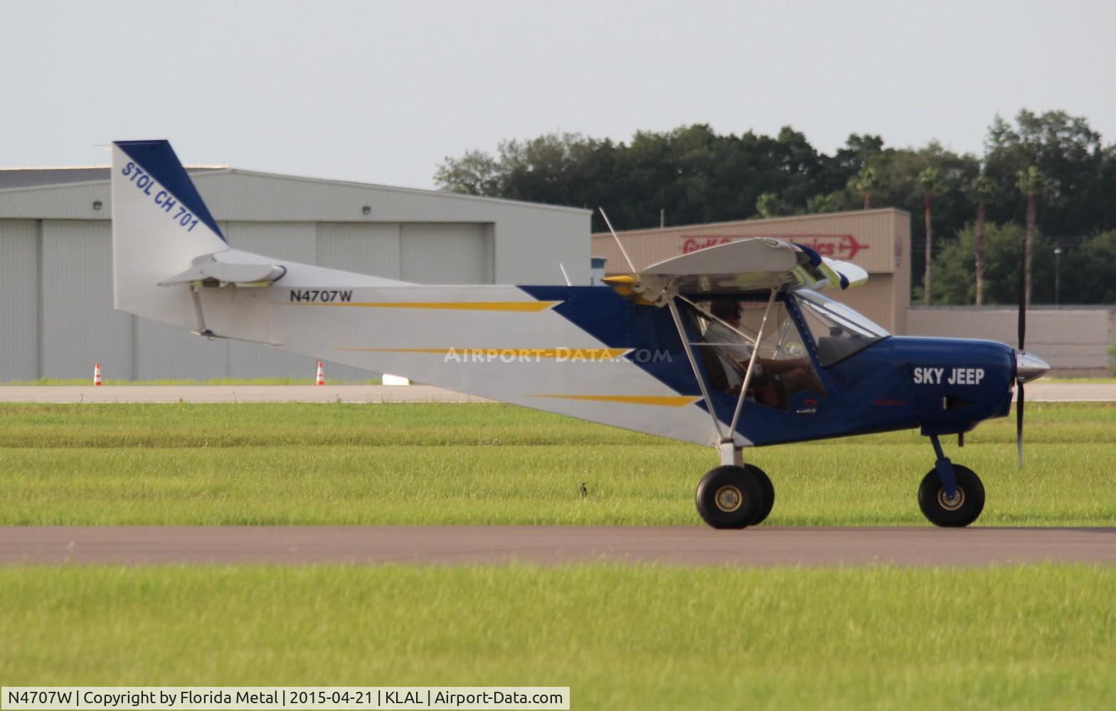N4707W, 2012 Zenith STOL CH-701 C/N 7-6306, CH-701