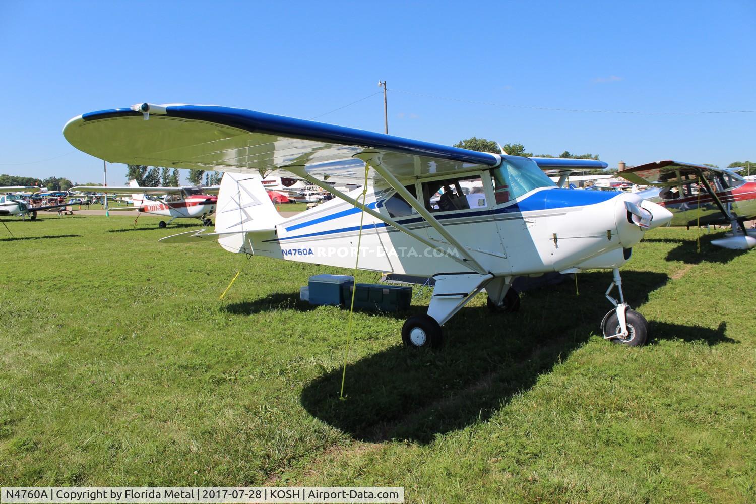 N4760A, 1956 Piper PA-22-150 C/N 22-3908, PA-22