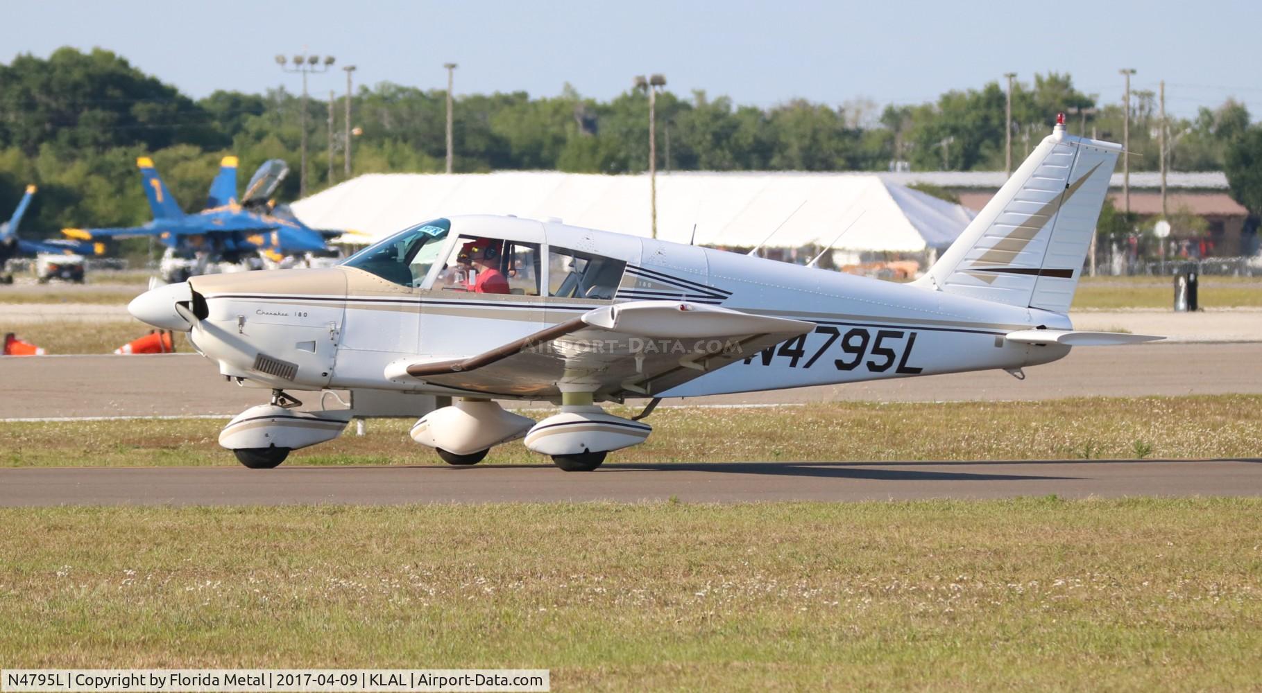 N4795L, 1967 Piper PA-28-180 C/N 28-4132, PA-28-180