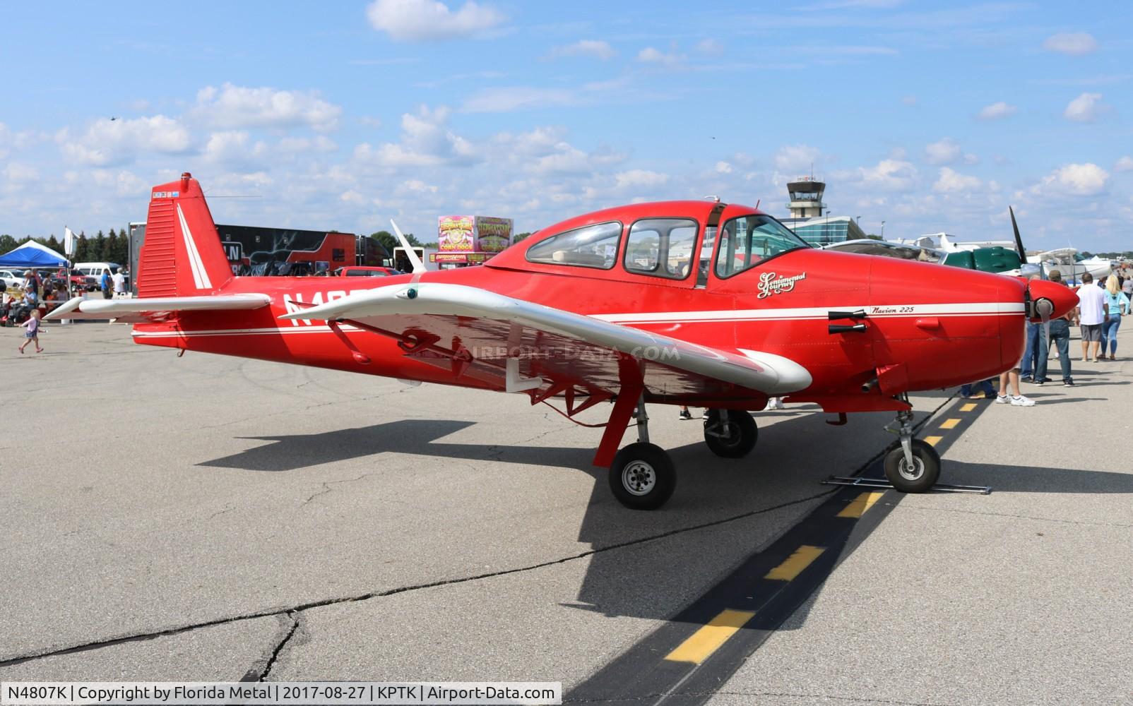 N4807K, 1949 Ryan Navion C/N NAV-4-1807, Navion