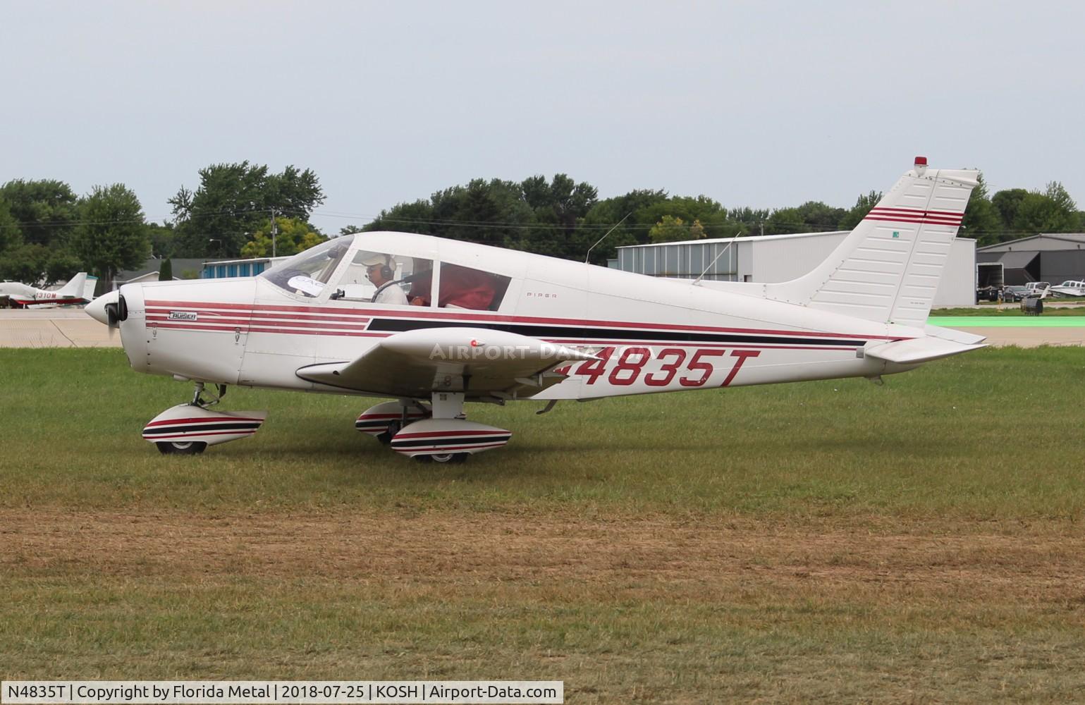 N4835T, 1972 Piper PA-28-140 Cherokee Cruiser C/N 28-7225218, PA-28-140