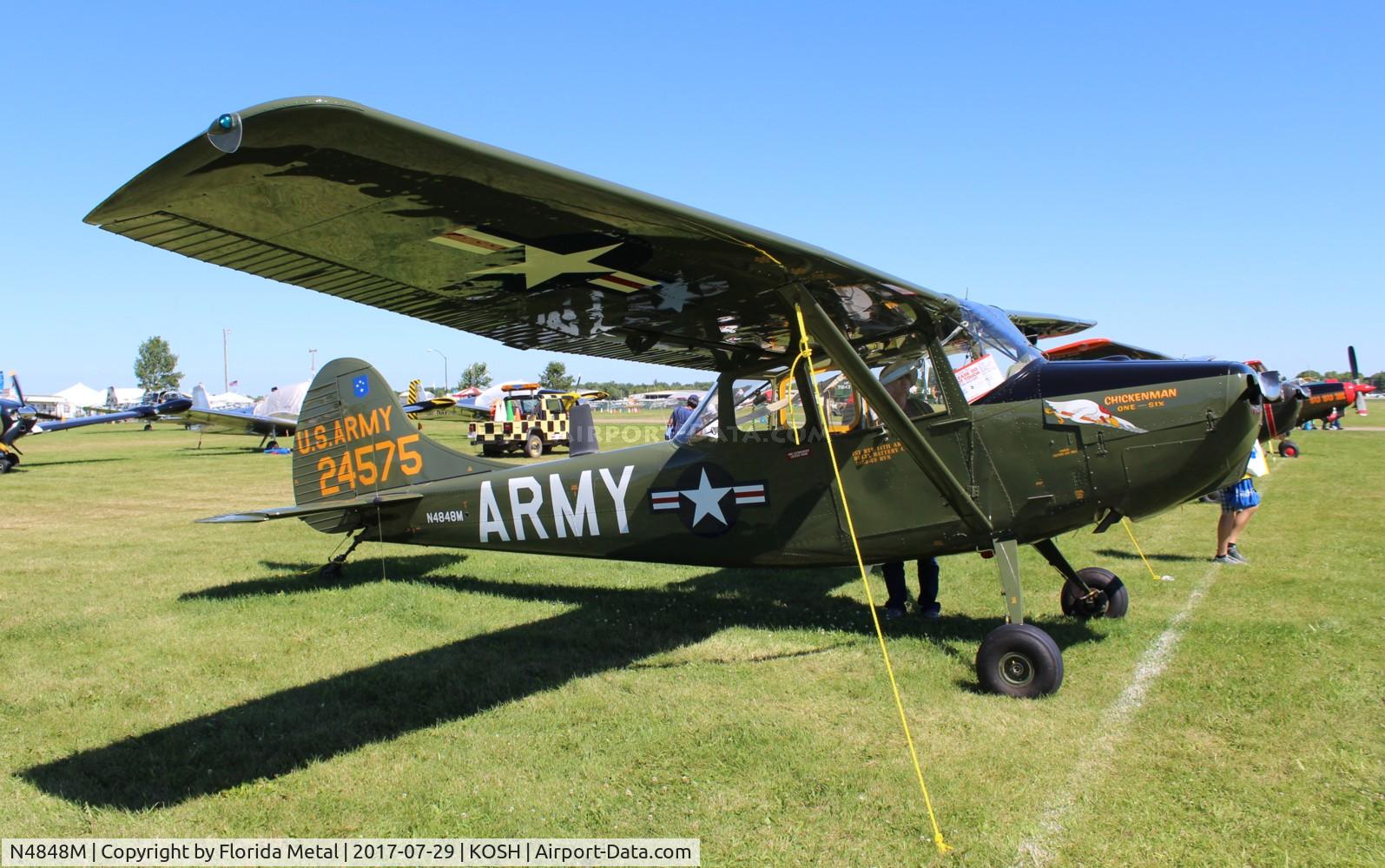 N4848M, Cessna L-19 C/N 24575, L-19 bird dog