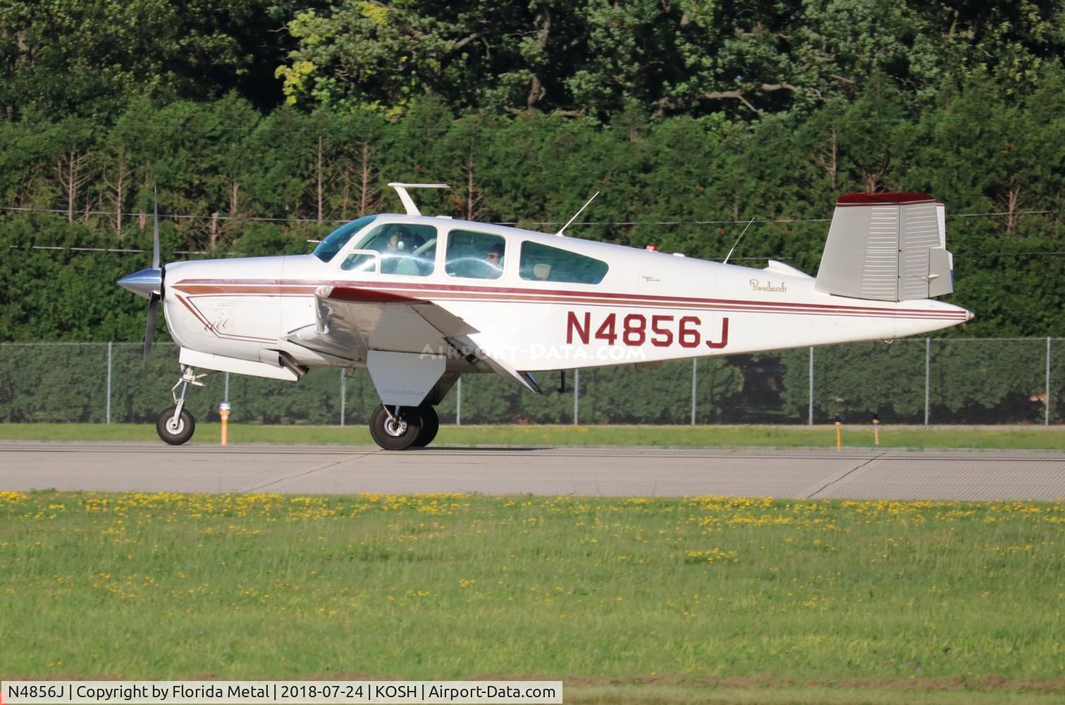 N4856J, 1967 Beech V35 Bonanza C/N D-8536, Bonanza 35