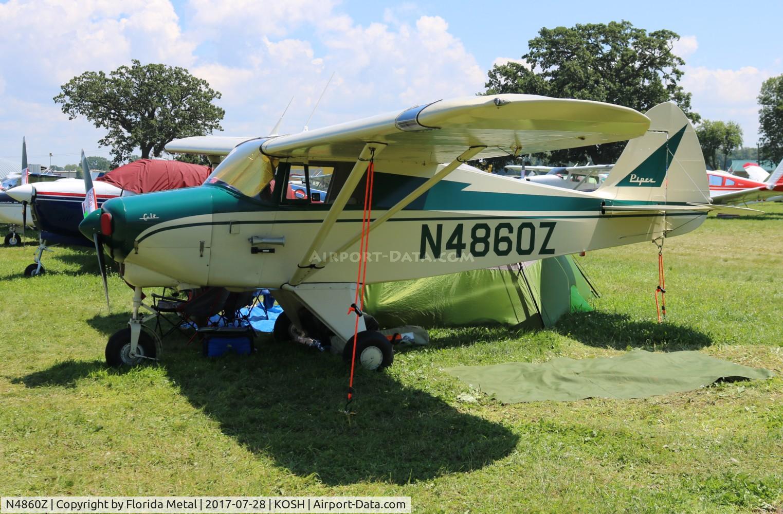 N4860Z, 1961 Piper PA-22-108 Colt Colt C/N 22-8436, PA-22