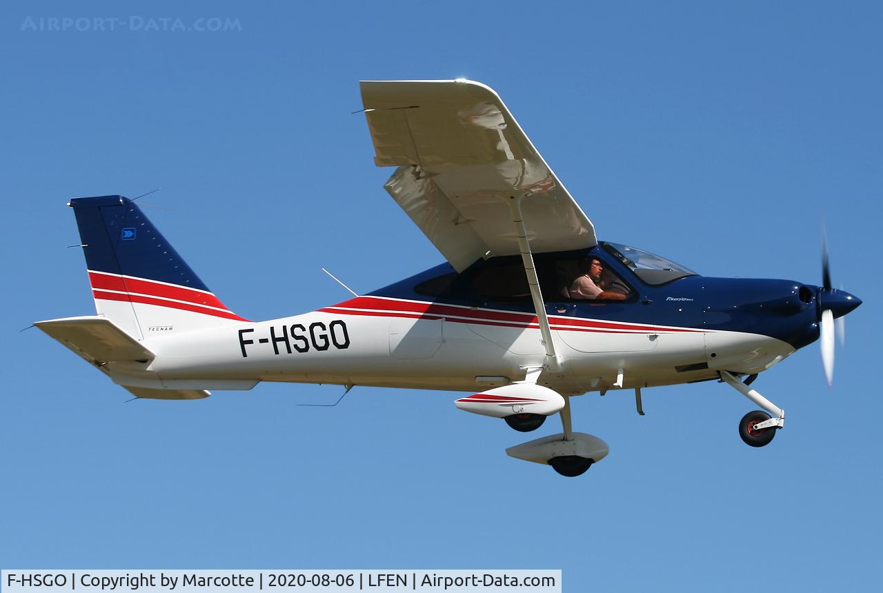 F-HSGO, Tecnam P-2010 C/N 091, Short final runway 22.