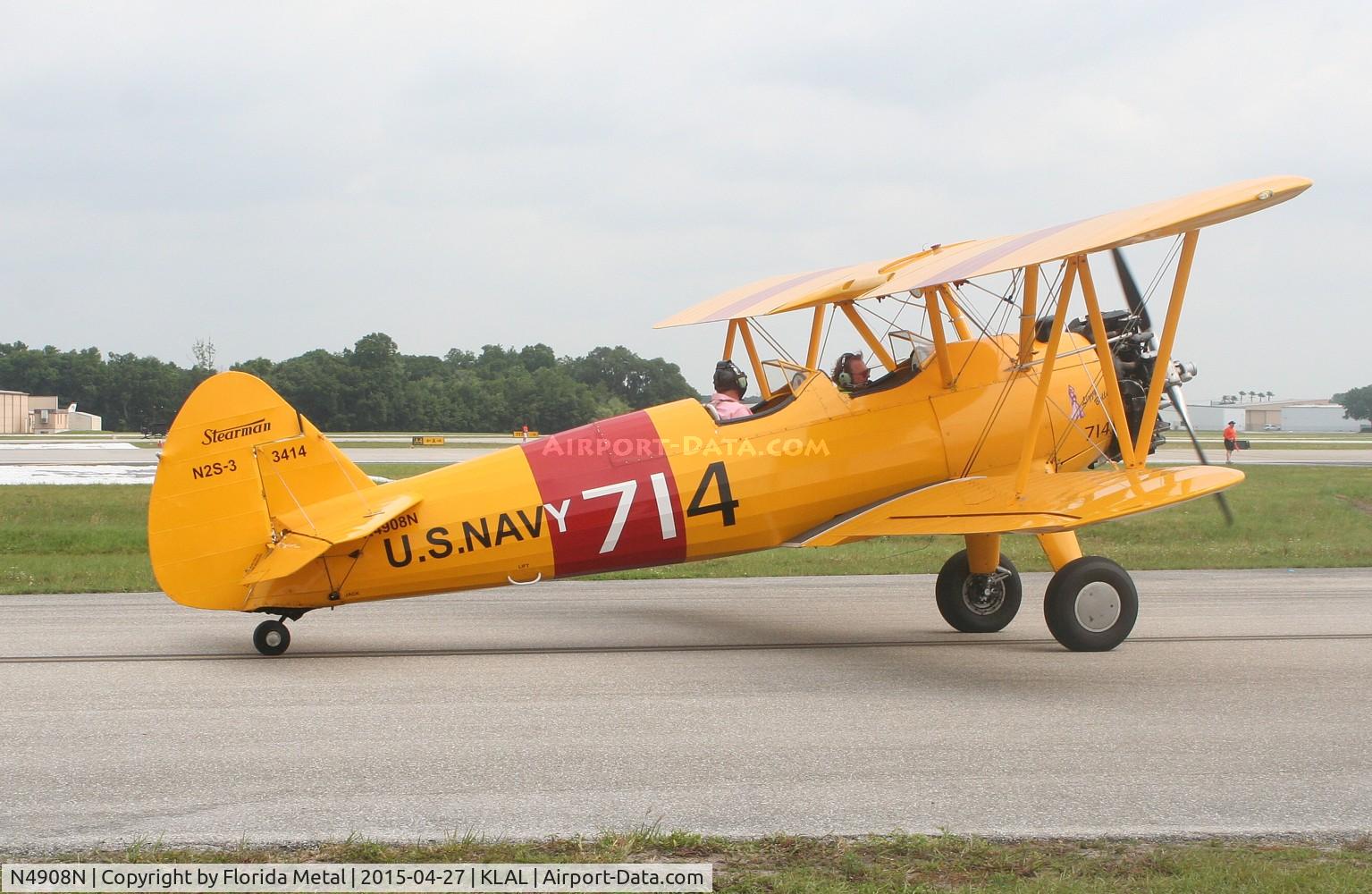 N4908N, 1940 Boeing A75L3 C/N 75-1191, NSS-3