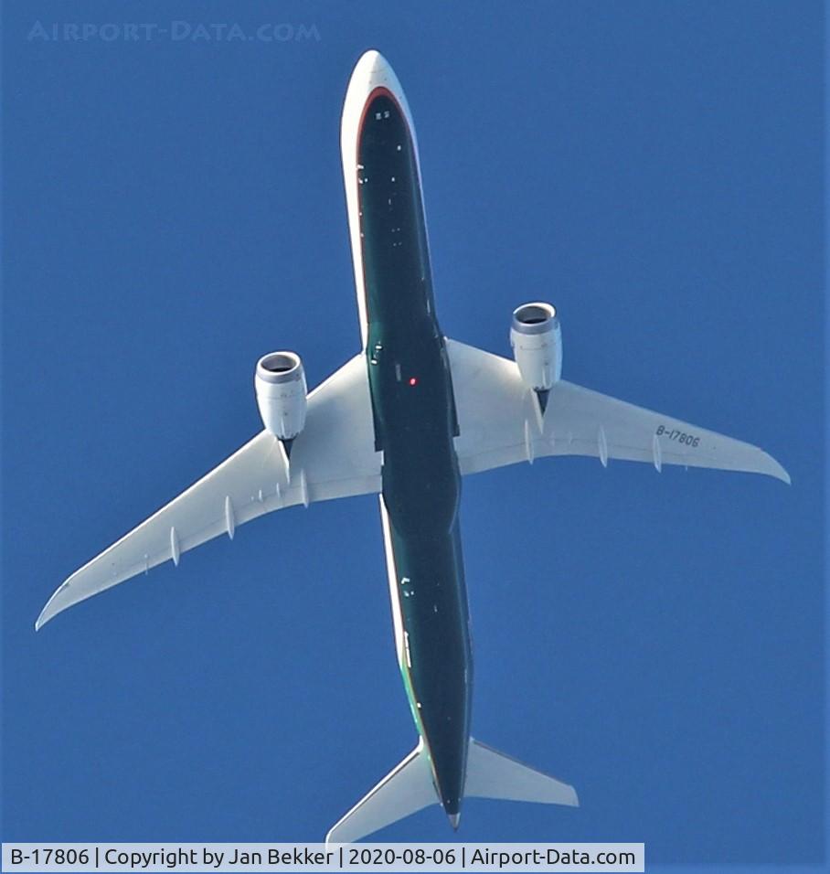 B-17806, 2019 Boeing 787-10 Dreamliner C/N 60289, 10.000 ft on its way to Schiphol, Amsterdam