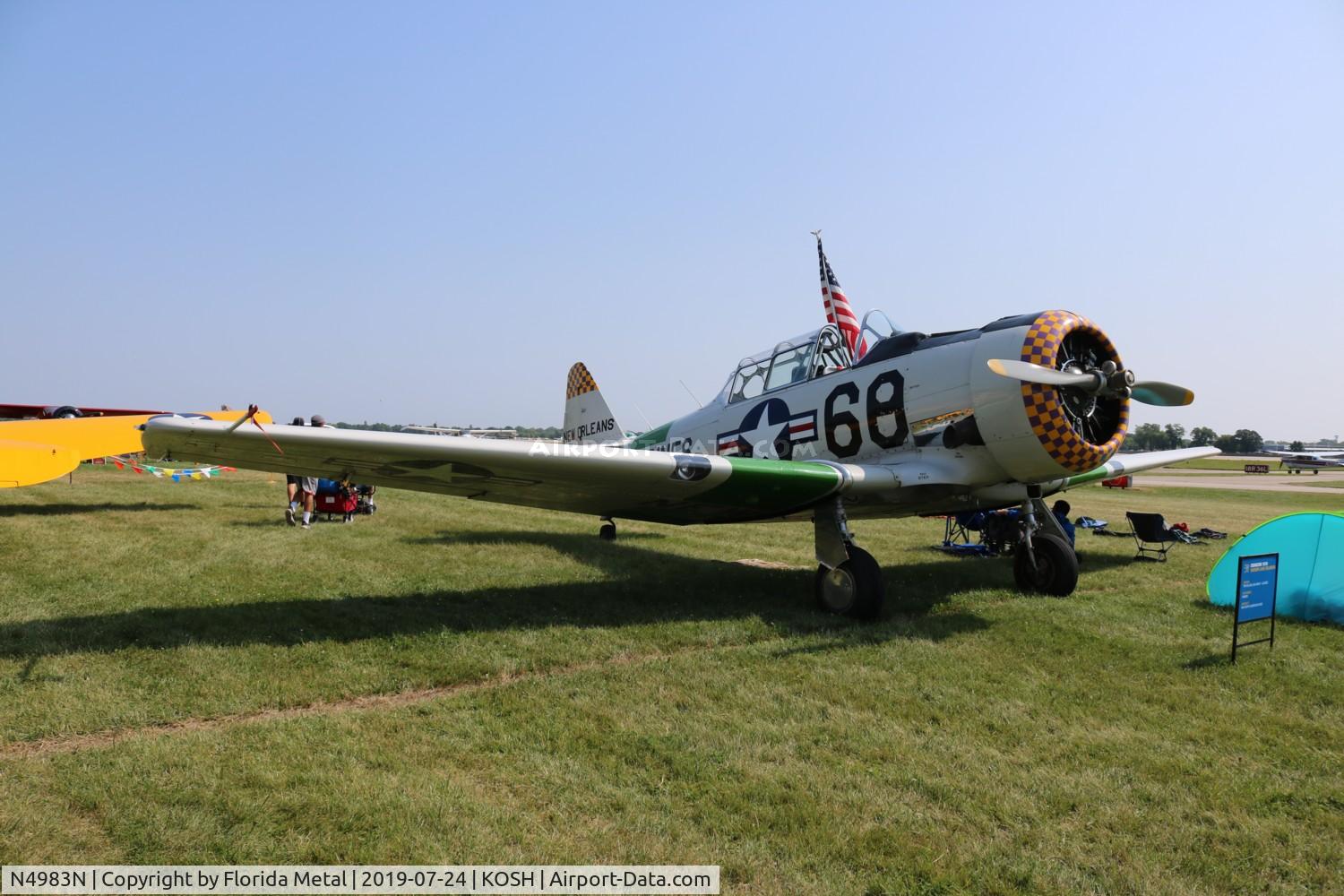 N4983N, 1957 North American AT-6D Texan C/N 121-42175 (44-81453), AT-6D