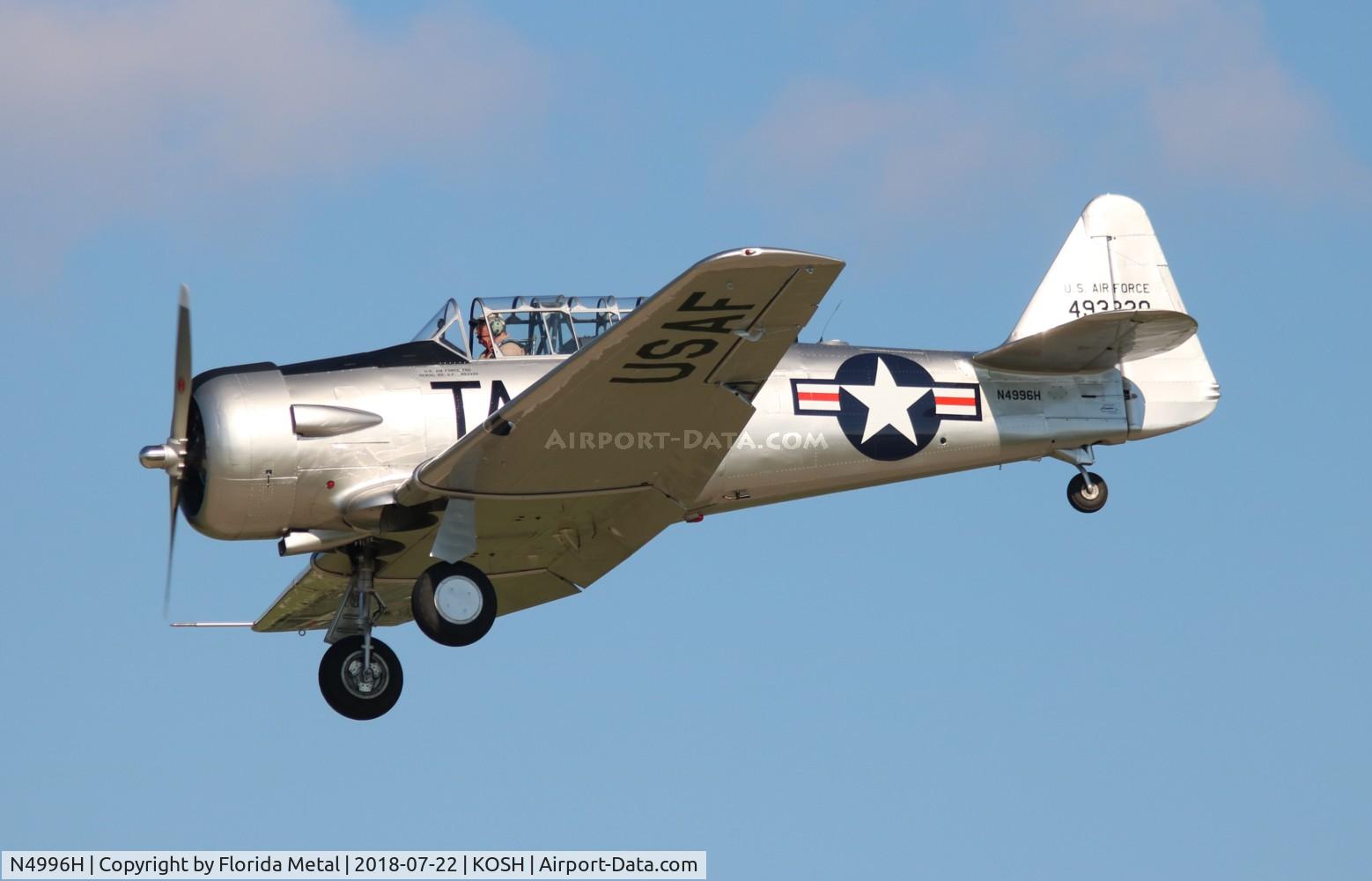 N4996H, 1951 North American T-6G Texan C/N 168-424, T-6G Texan
