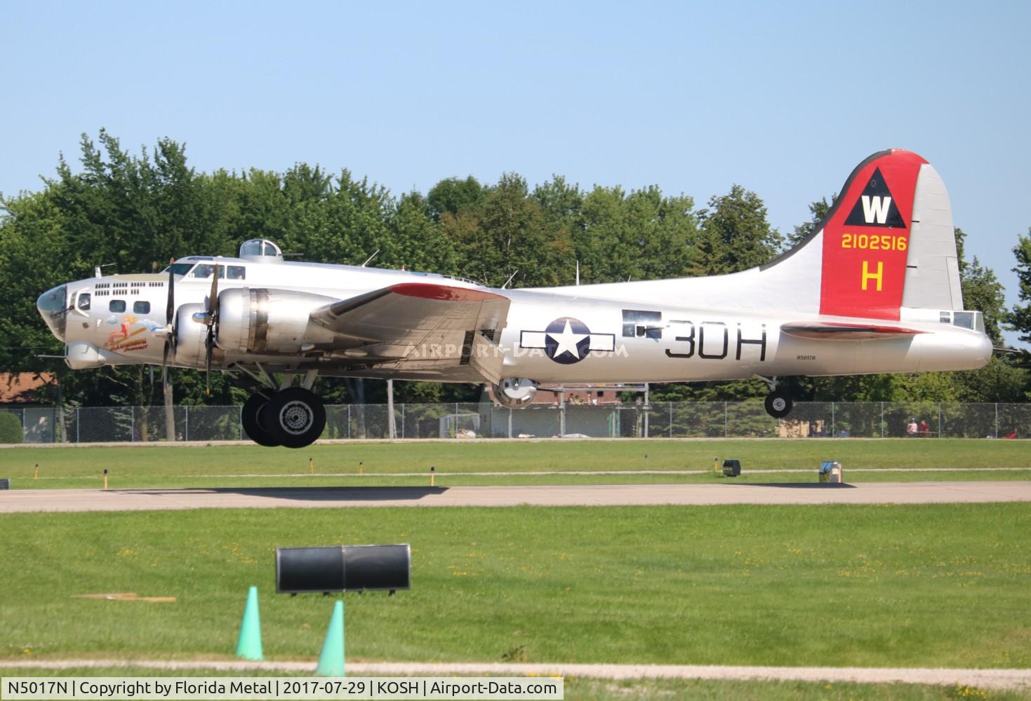 N5017N, 1944 Lockheed/Vega (Boeing) B-17G-105-VE Flying Fortress C/N 8649, Aluminum Overcast