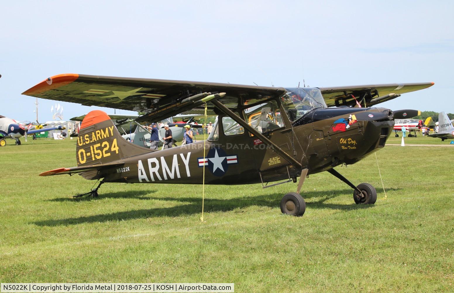 N5022K, 1951 Cessna L-19A Bird Dog C/N 21198, L-19A