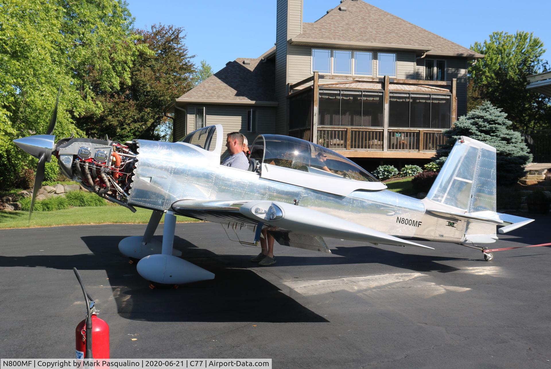 N800MF, 2020 Vans RV-8 C/N 83315, Vans RV-8