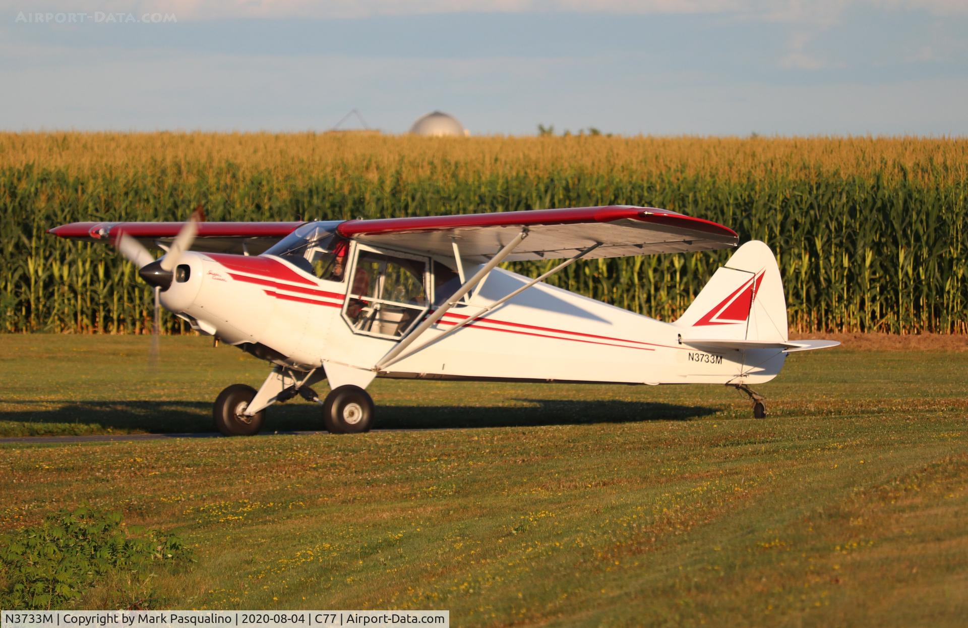 N3733M, 1947 Piper PA-12 Super Cruiser C/N 12-2545, Piper PA-12