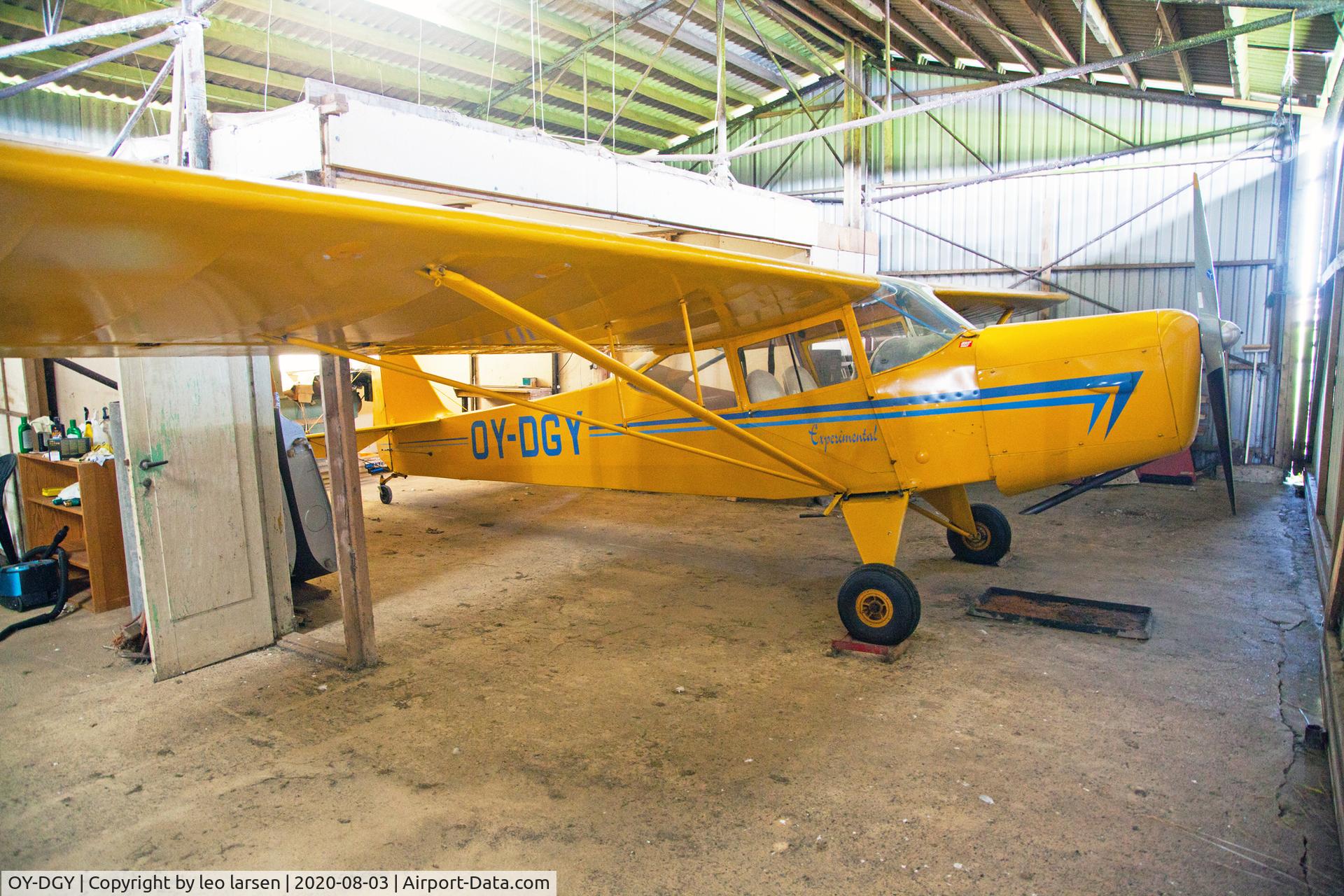 OY-DGY, 1946 Auster J-1 Autocrat C/N 2025, Spjald 3.8.2020