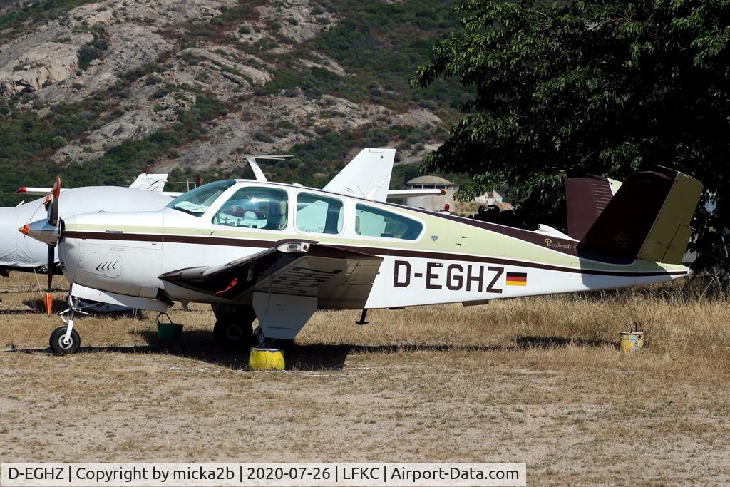D-EGHZ, Beech V35B Bonanza C/N D-10024, Parked