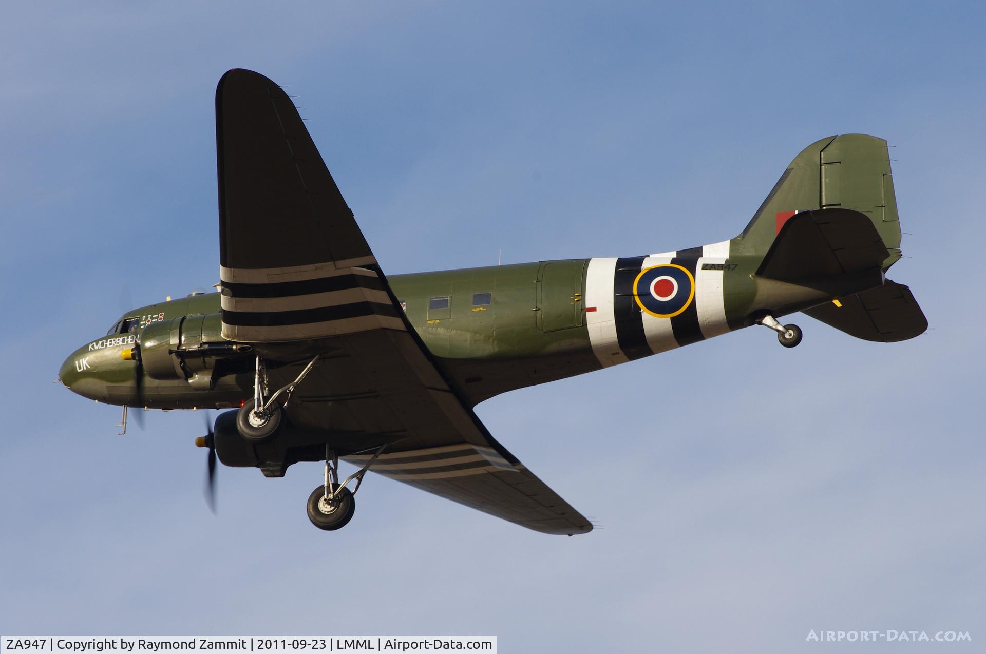 ZA947, 1943 Douglas C-47A-60-DL Dakota III C/N 10200, Douglas C47A ZA947 Royal Air Force
