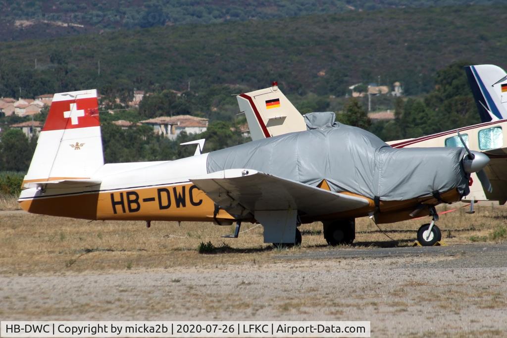 HB-DWC, 1965 Mooney M20C Ranger C/N 3269, Parked