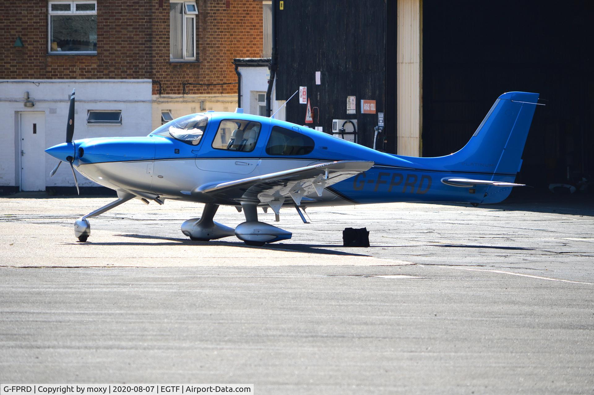 G-FPRD, 2020 Cirrus SR22 C/N 4919, New Cirrus SR22 at Fairoaks. Ex N491FR