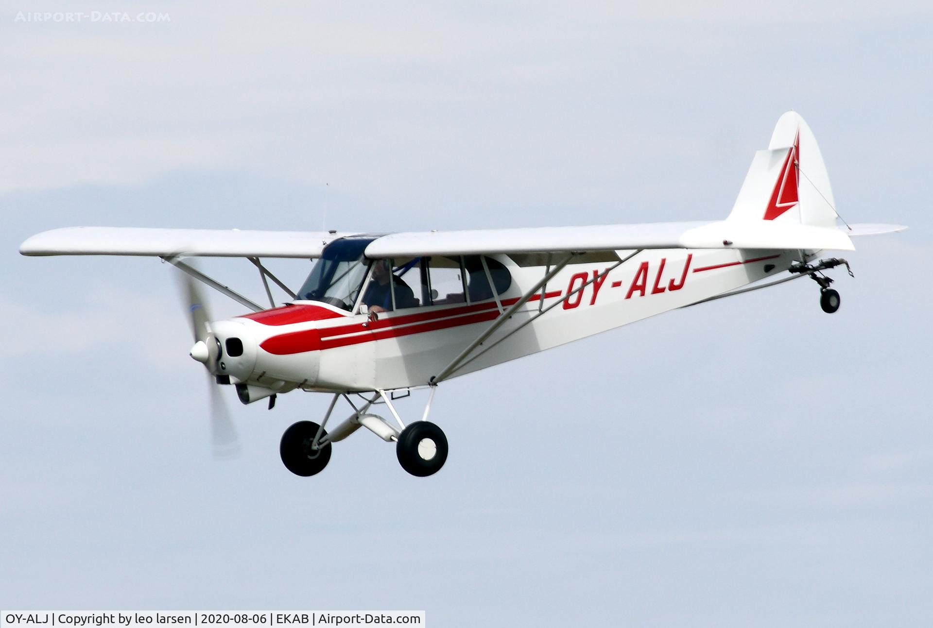 OY-ALJ, 1964 Piper PA-18-150 Super Cub C/N 18-8220, Arnborg 6.8.2020