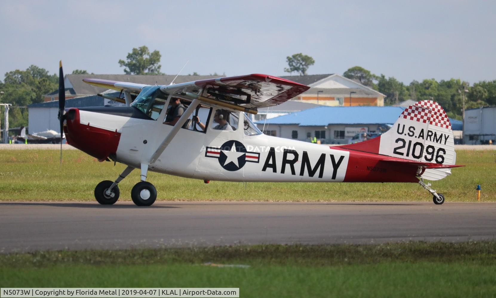 N5073W, 1950 Cessna O-1A Bird Dog C/N 21096, O-1A bird dog