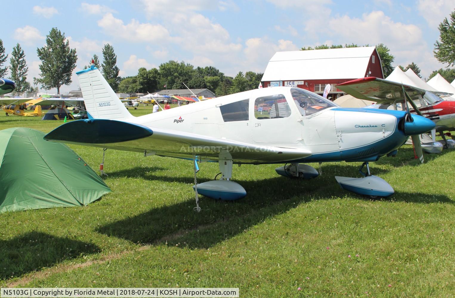 N5103G, 1967 Piper PA-28-180 Cherokee C/N 28-4004, PA-28-180