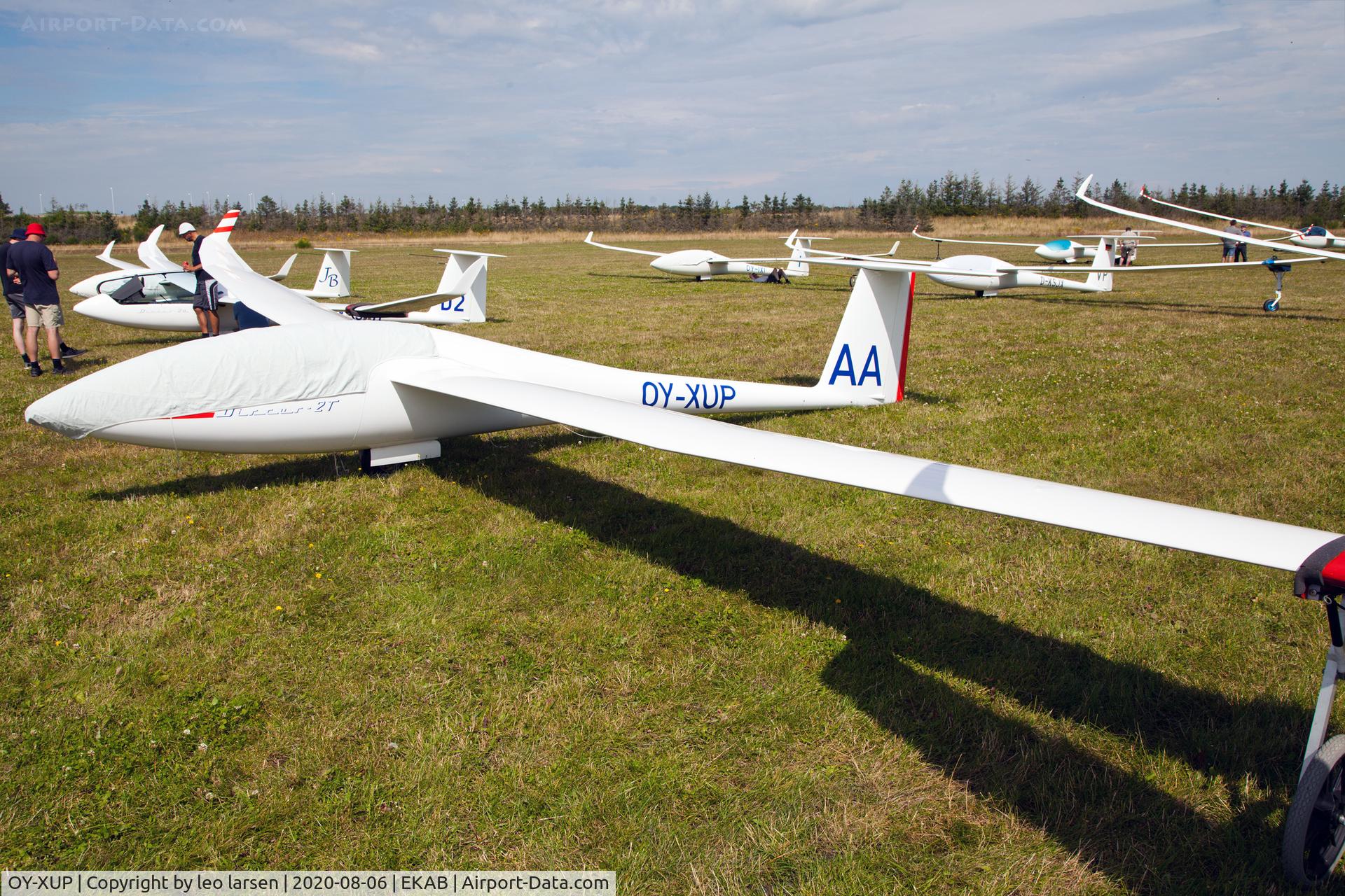 OY-XUP, 2002 Schempp-Hirth Discus 2T C/N 18/139, Arnborg 6.8.2020