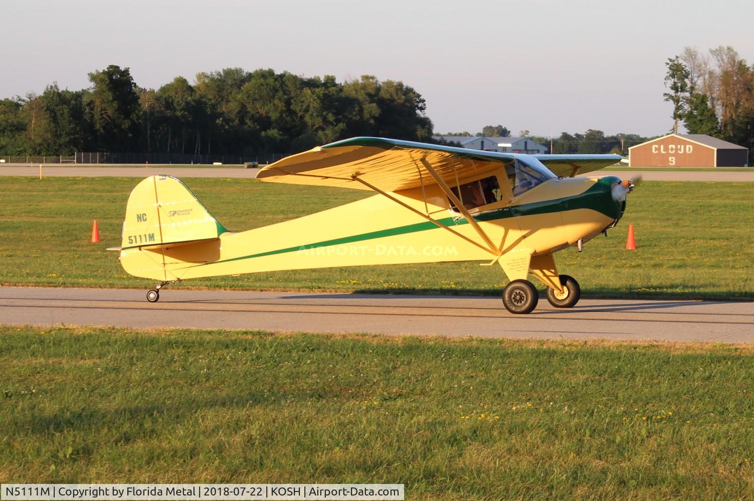 N5111M, 1946 Taylorcraft BC12-D C/N 10411, BC12-D