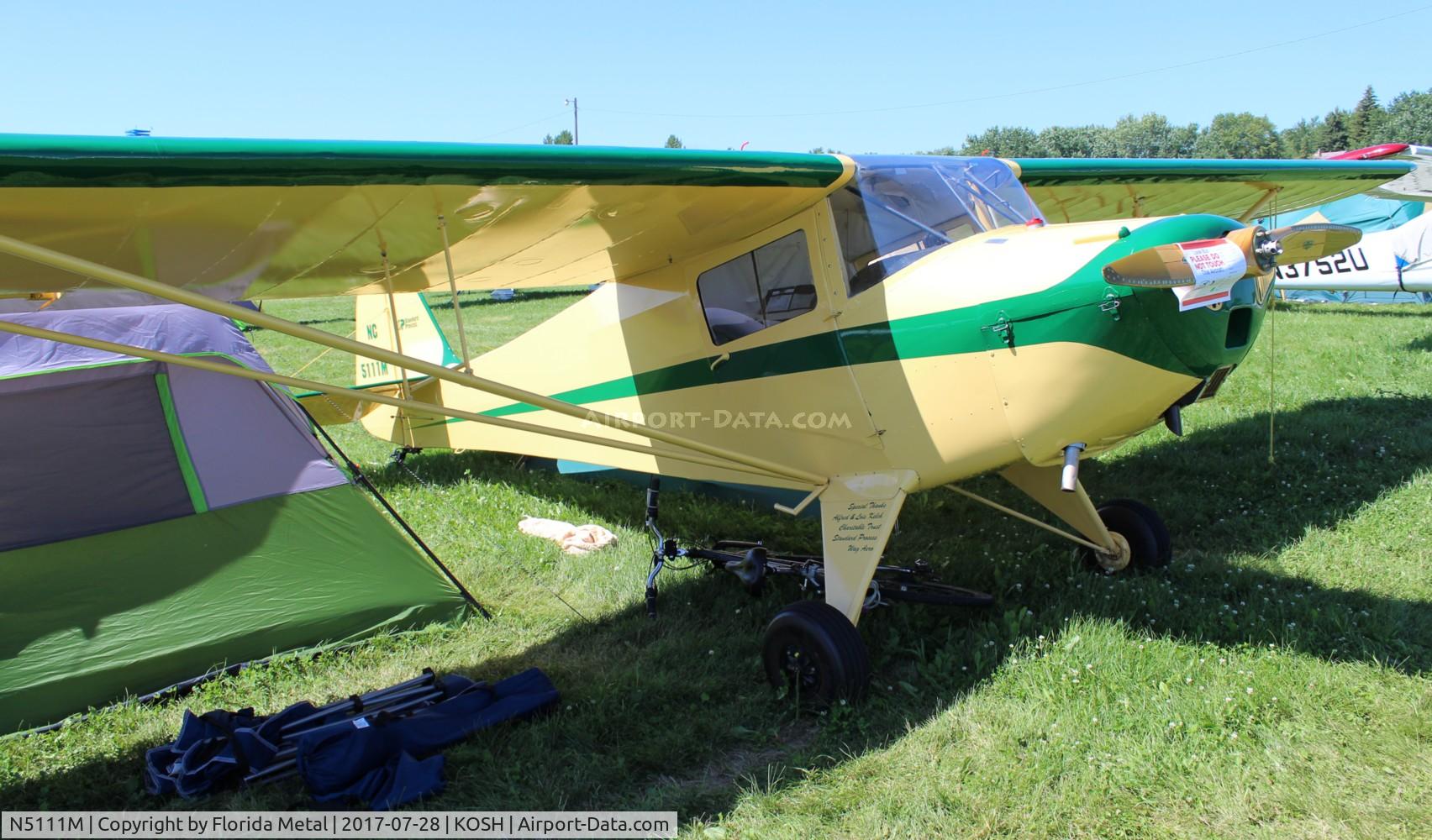 N5111M, 1946 Taylorcraft BC12-D C/N 10411, BC-12D