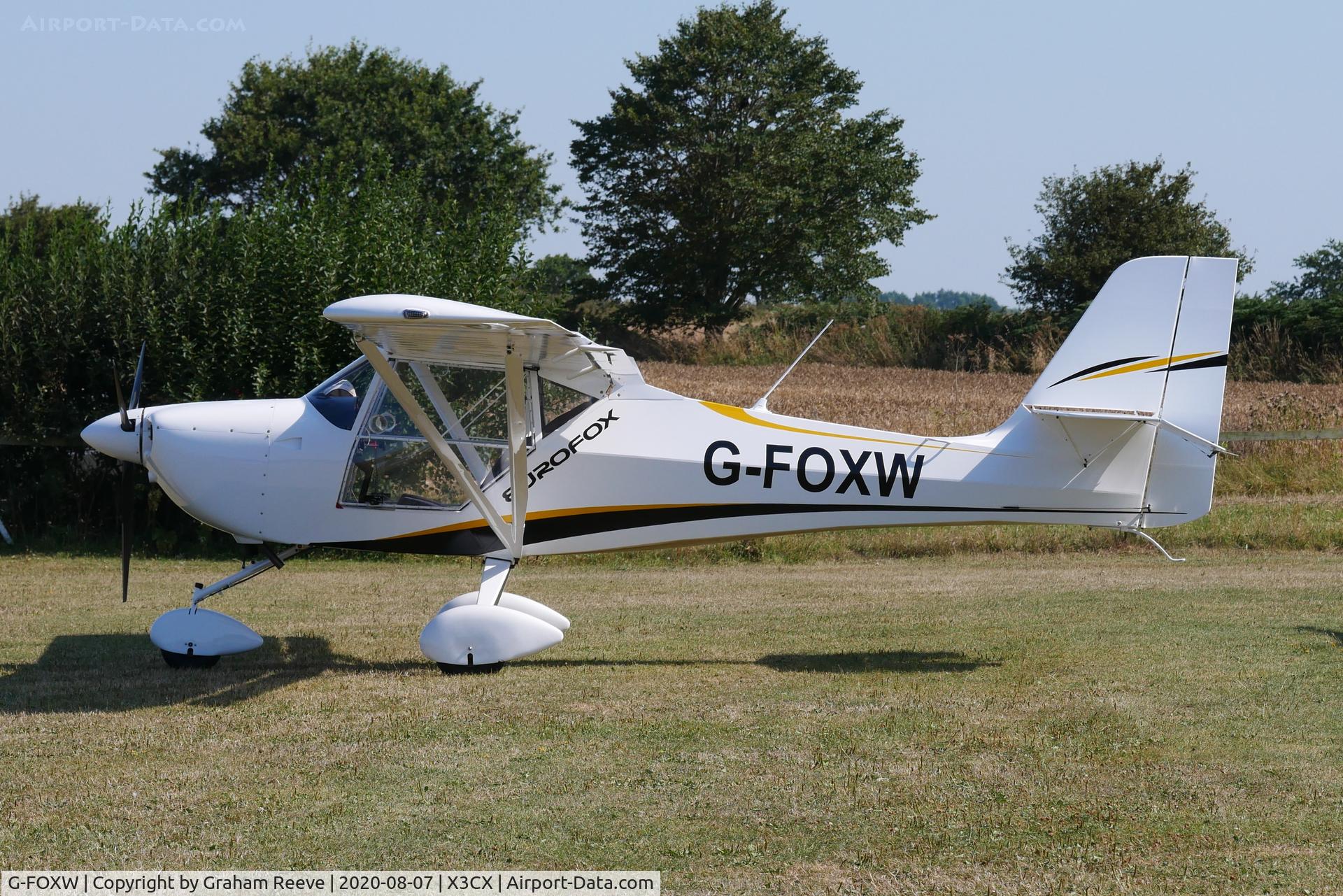 G-FOXW, 2015 Aeropro Eurofox 912(1) C/N BMAA/HB/667, Parked at Northrepps.