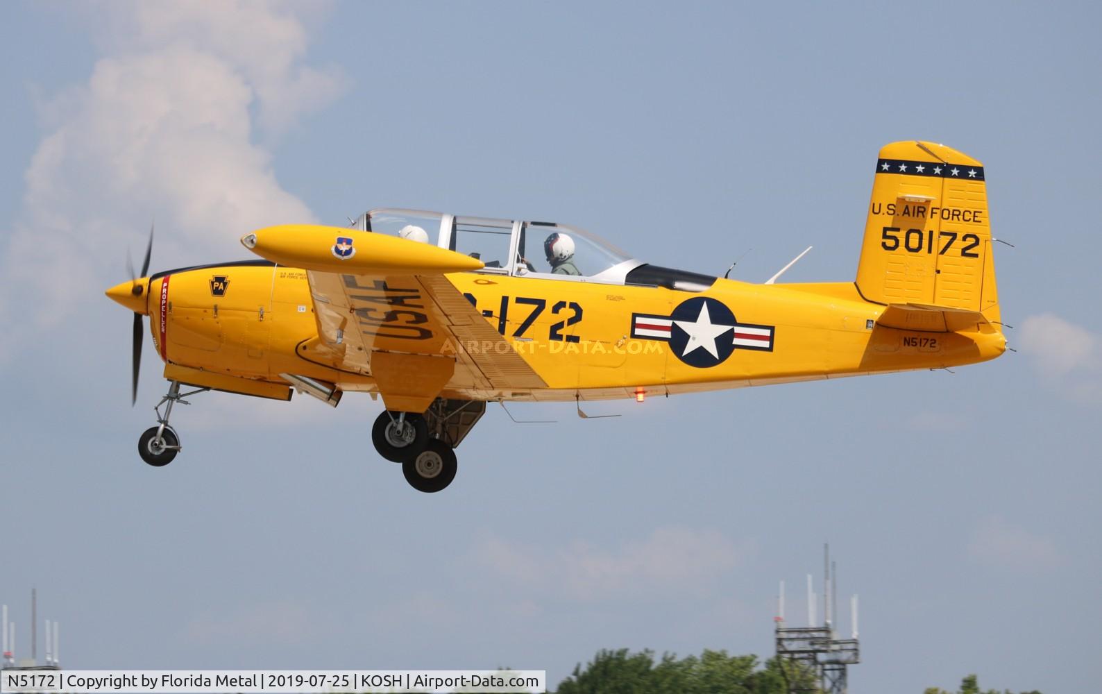 N5172, 1955 Beech A45 C/N G-729, Beech T-34