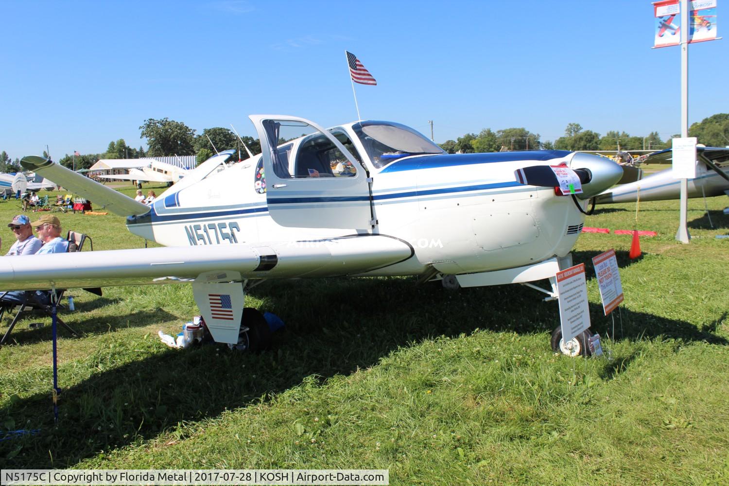 N5175C, 1950 Beech B35 C/N D-2400, Bonanza 35