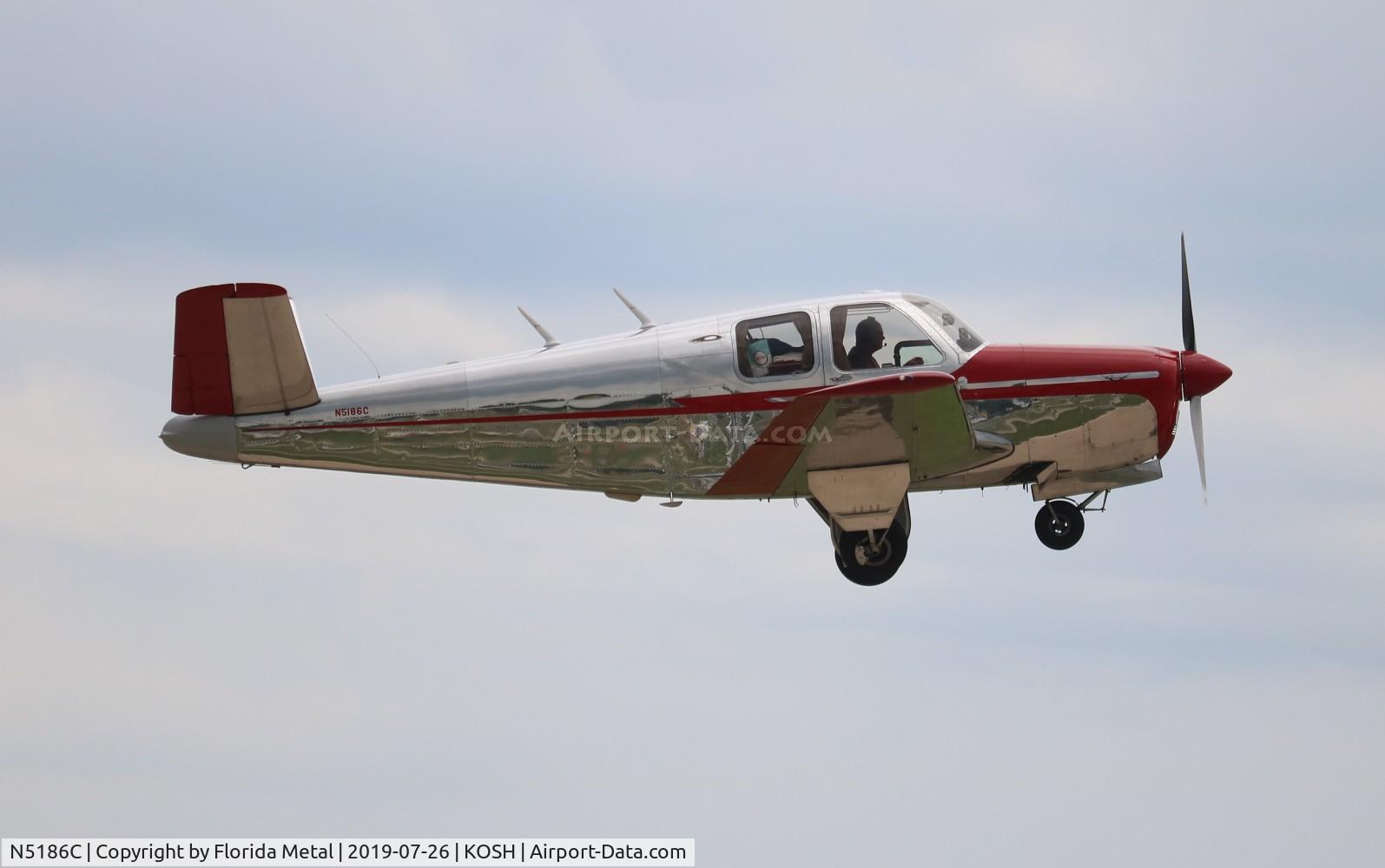 N5186C, 1950 Beech B35 Bonanza C/N D-2468, Bonanza 35
