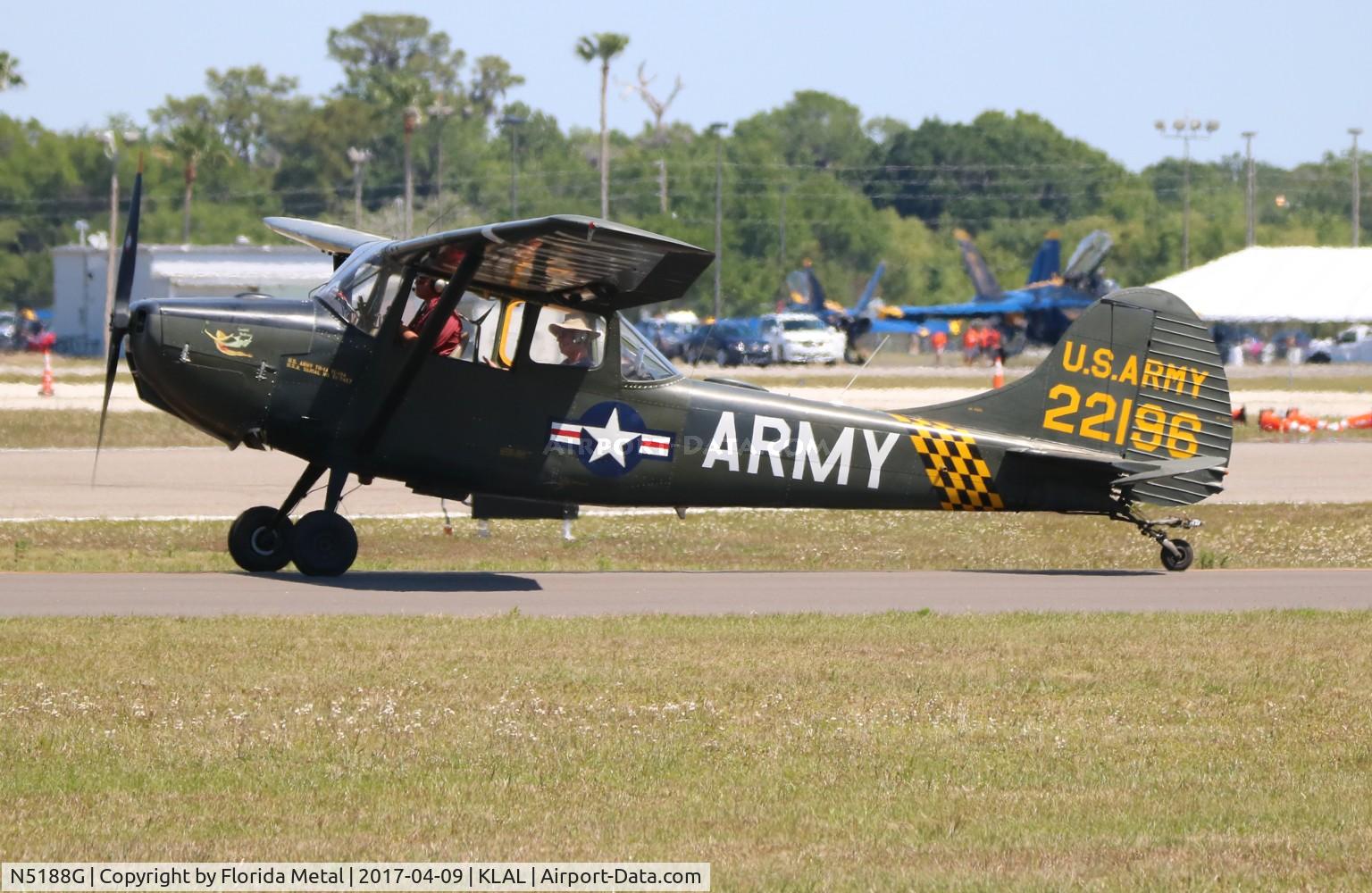 N5188G, 1951 Cessna 305A C/N 22196, Cessna O-1