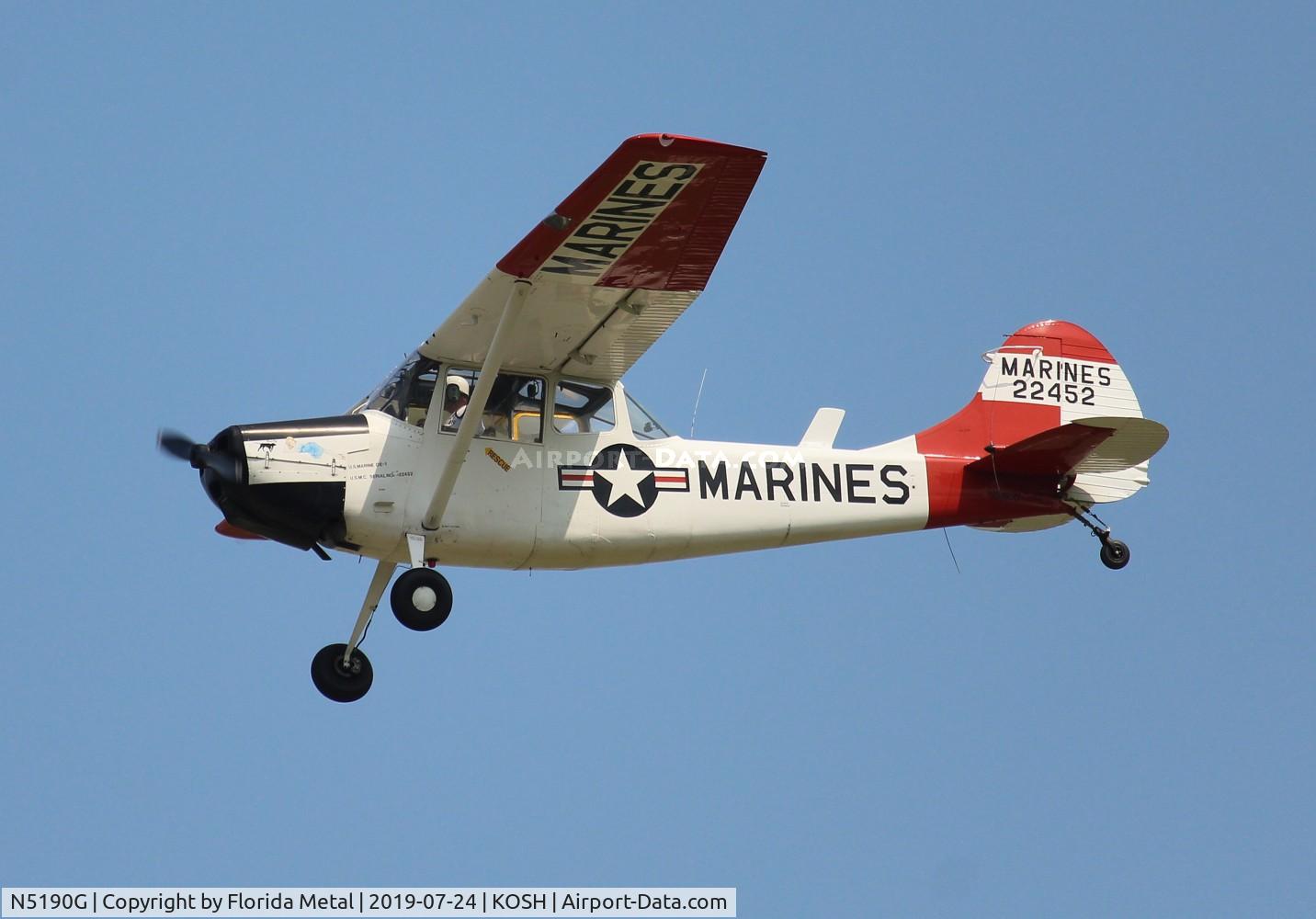 N5190G, 1951 Cessna 305A C/N 22452, Cessna L-19