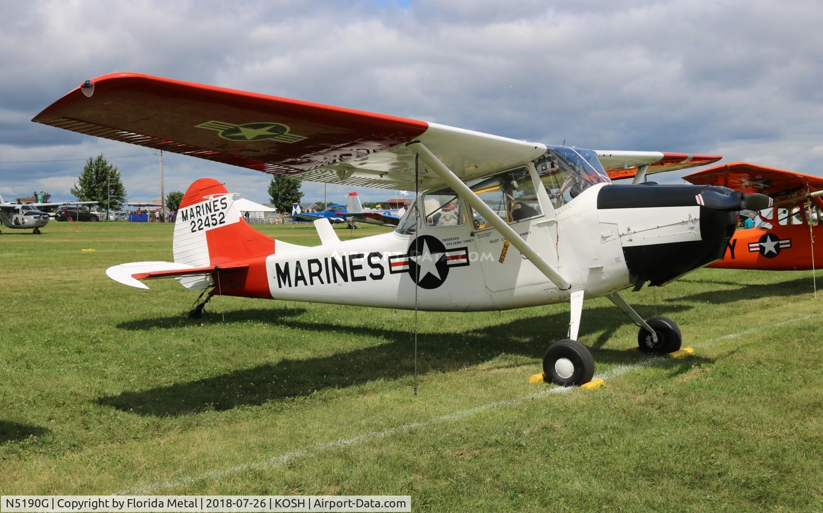 N5190G, 1951 Cessna 305A C/N 22452, Cessna L-19