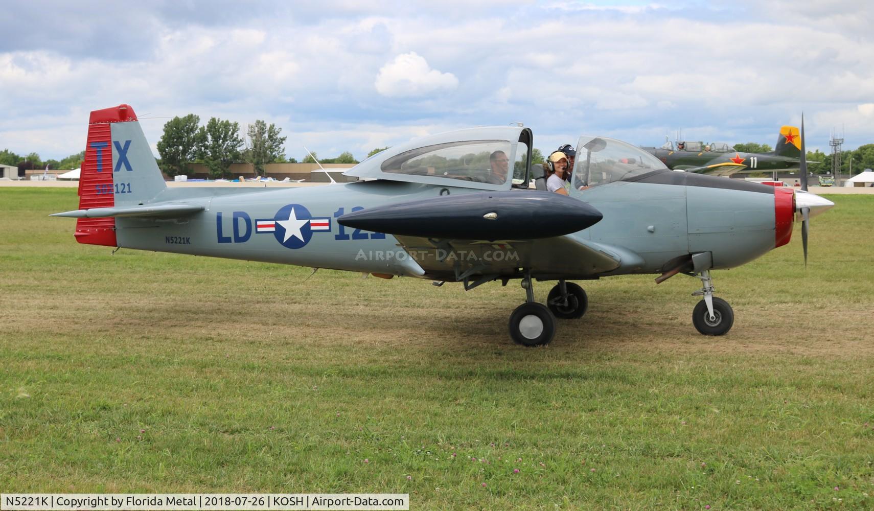N5221K, 1950 Ryan Navion B C/N NAV-4-2121B, Navion