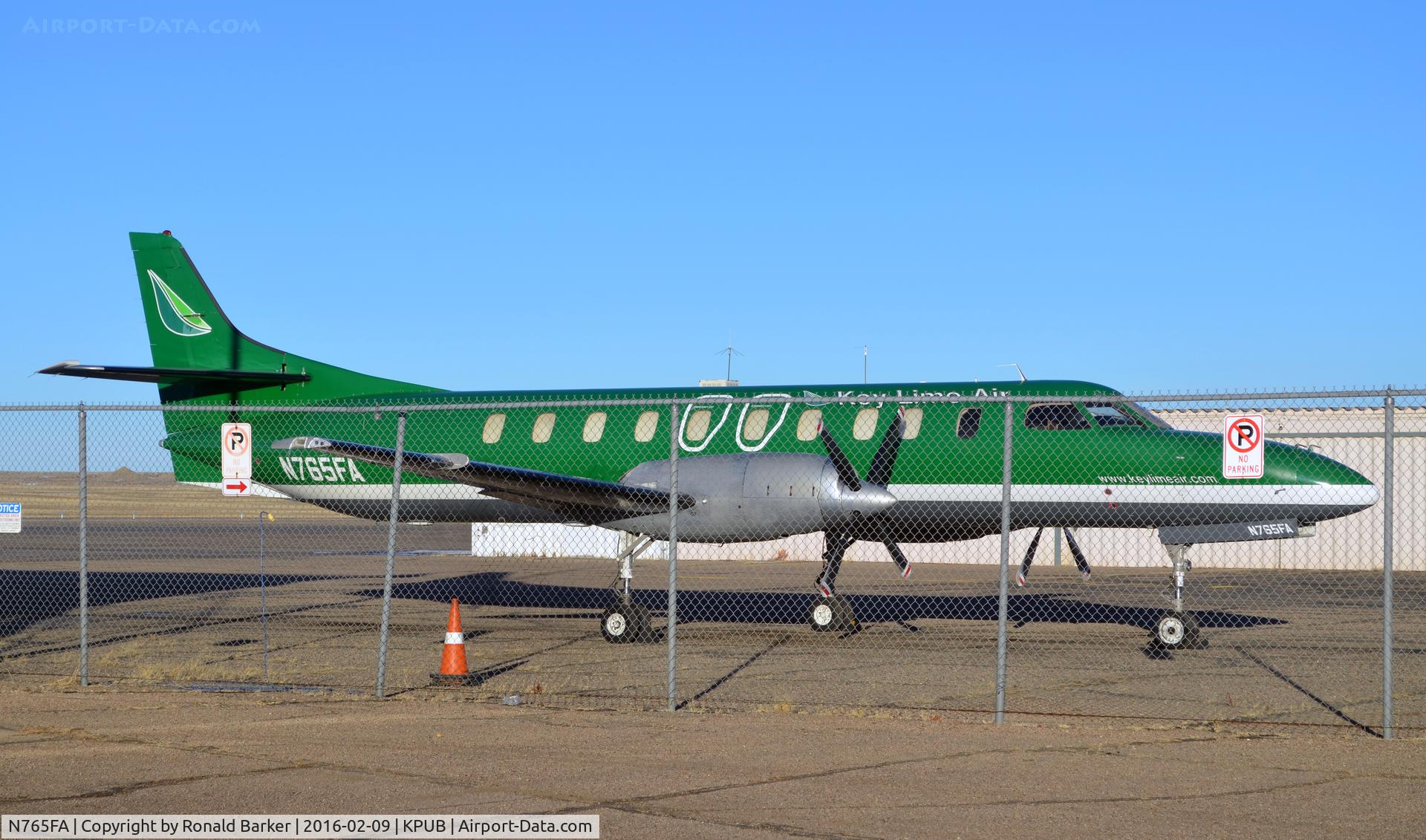 N765FA, Fairchild SA-227AC Metro III C/N AC765, Parked Pueblo