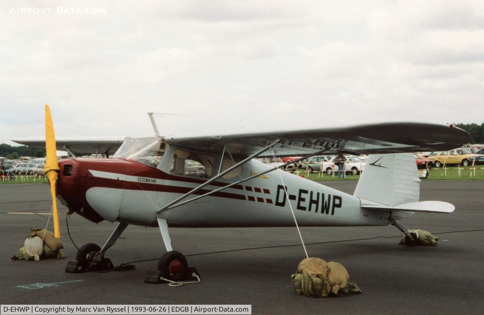 D-EHWP, 1949 Cessna 140 C/N 13721, At Berlin Gatow in 1993.