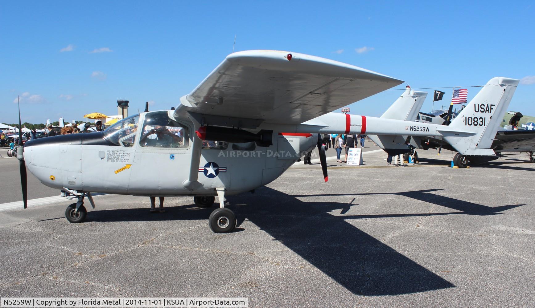 N5259W, 1968 Cessna M337B (O-2A) Super Skymaster C/N 337M-0196 (68-10831), Cessna O-2