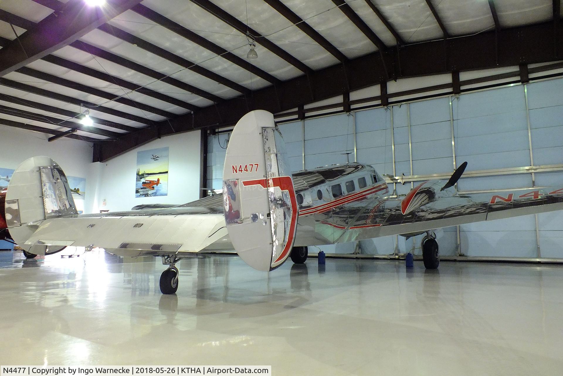N4477, 1952 Beech D18S C/N A-935, Beechcraft D18S Twin Beech at the Beechcraft Heritage Museum, Tullahoma TN