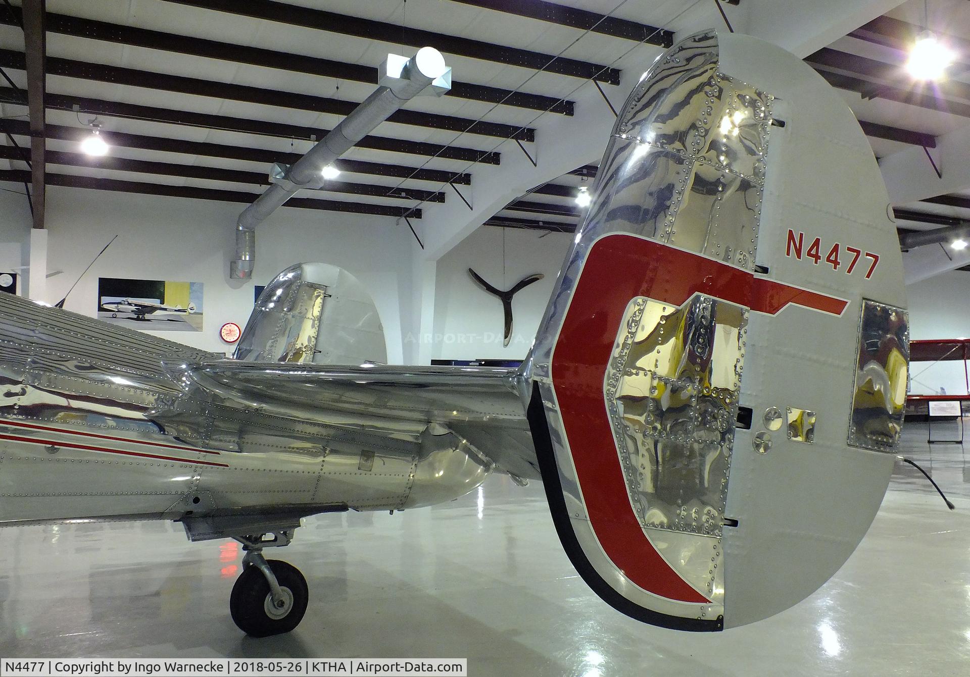N4477, 1952 Beech D18S C/N A-935, Beechcraft D18S Twin Beech at the Beechcraft Heritage Museum, Tullahoma TN