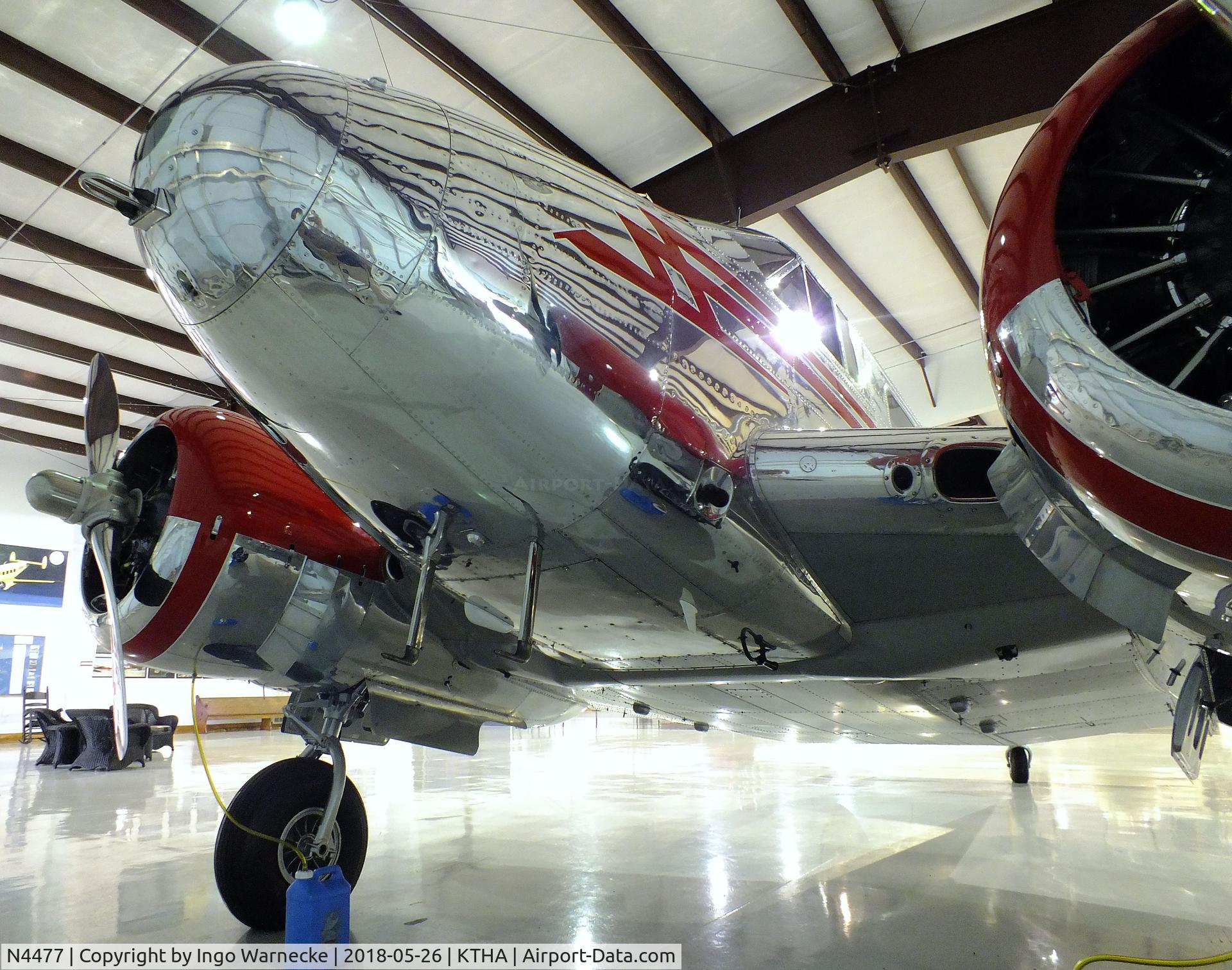 N4477, 1952 Beech D18S C/N A-935, Beechcraft D18S Twin Beech at the Beechcraft Heritage Museum, Tullahoma TN